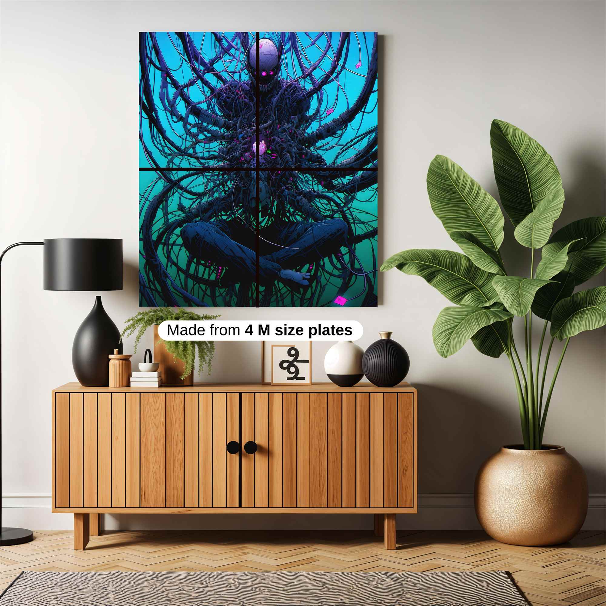 Cyber Serenity Safe Wall Magnetic / M