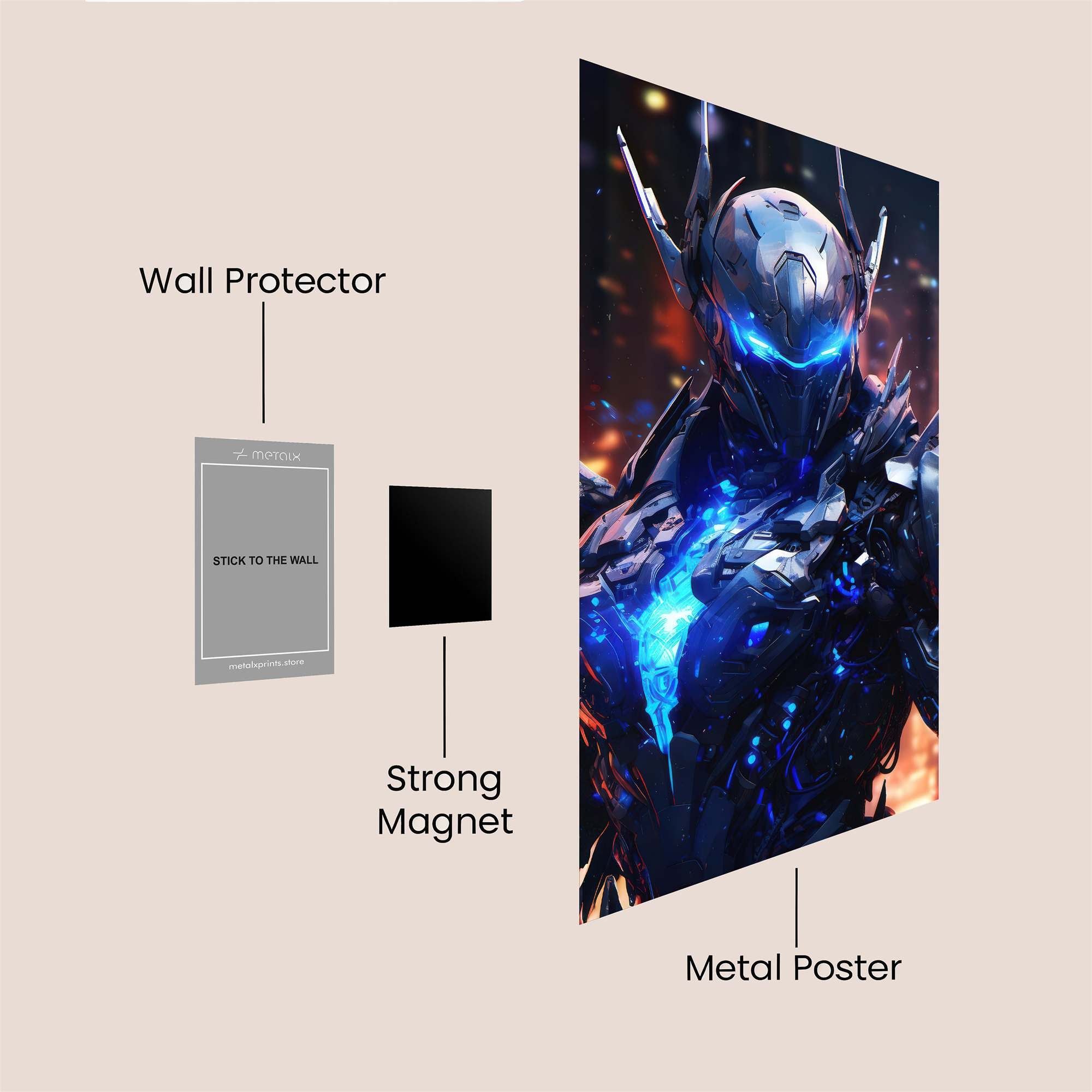 Blackout Sentinel Safe Wall Magnetic / M