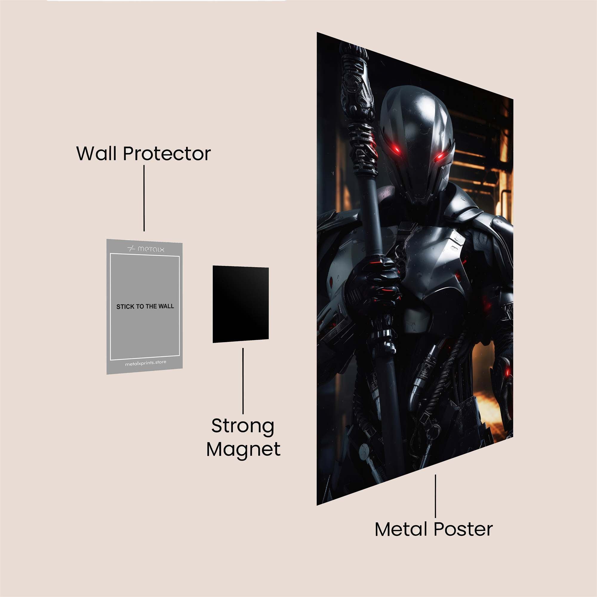 Ultron Menace Safe Wall Magnetic / M