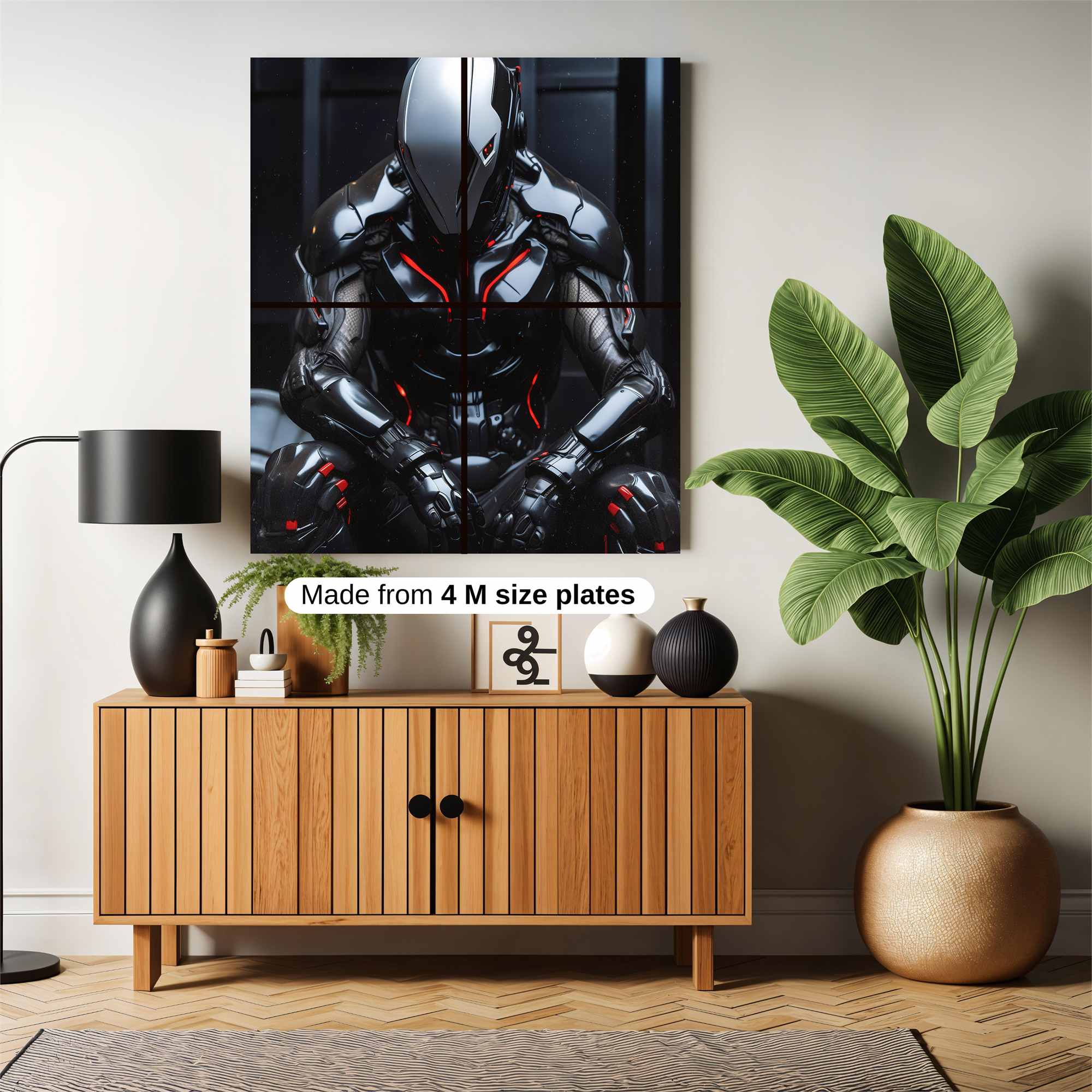 Cyborg Gloom Safe Wall Magnetic / M