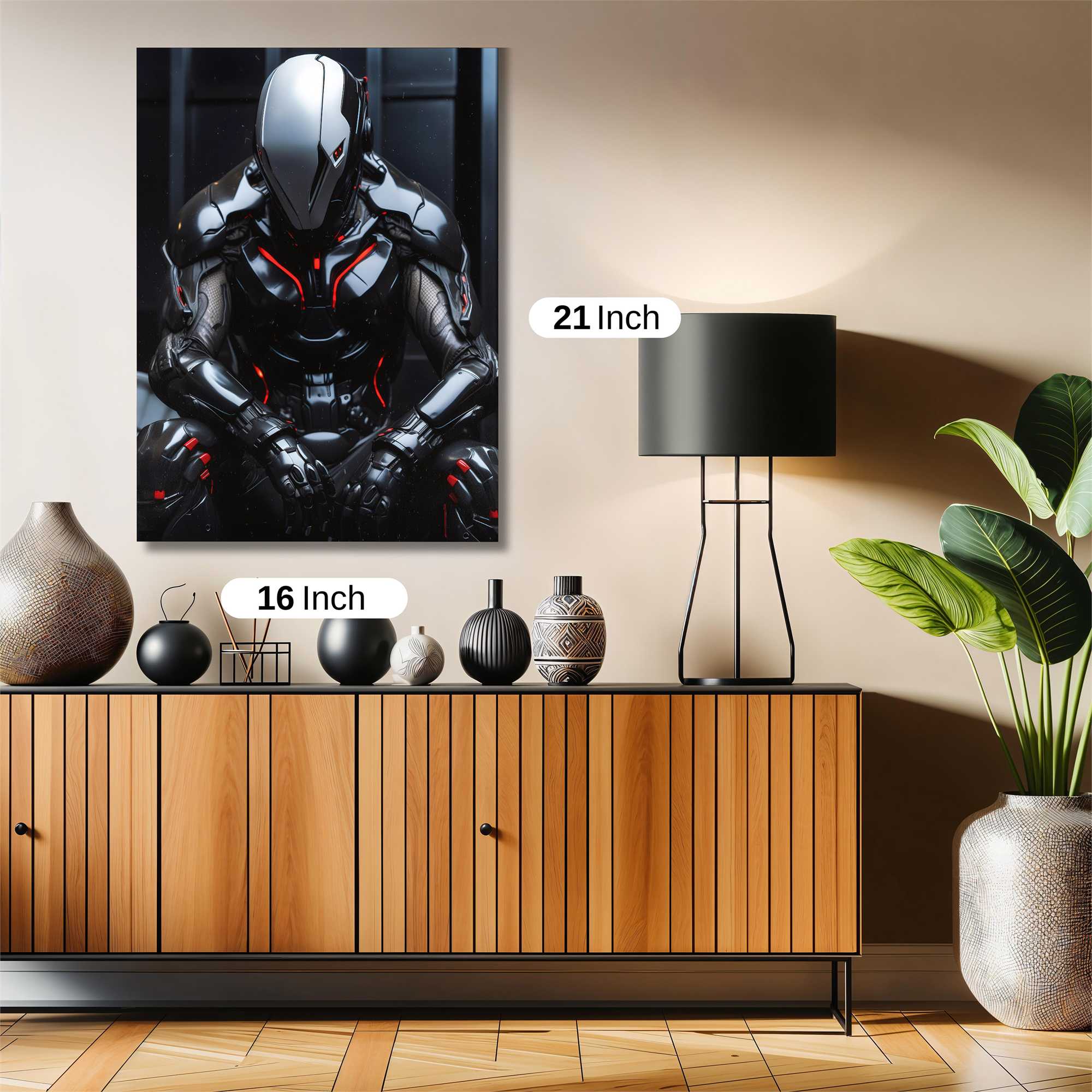 Cyborg Gloom Safe Wall Magnetic / M