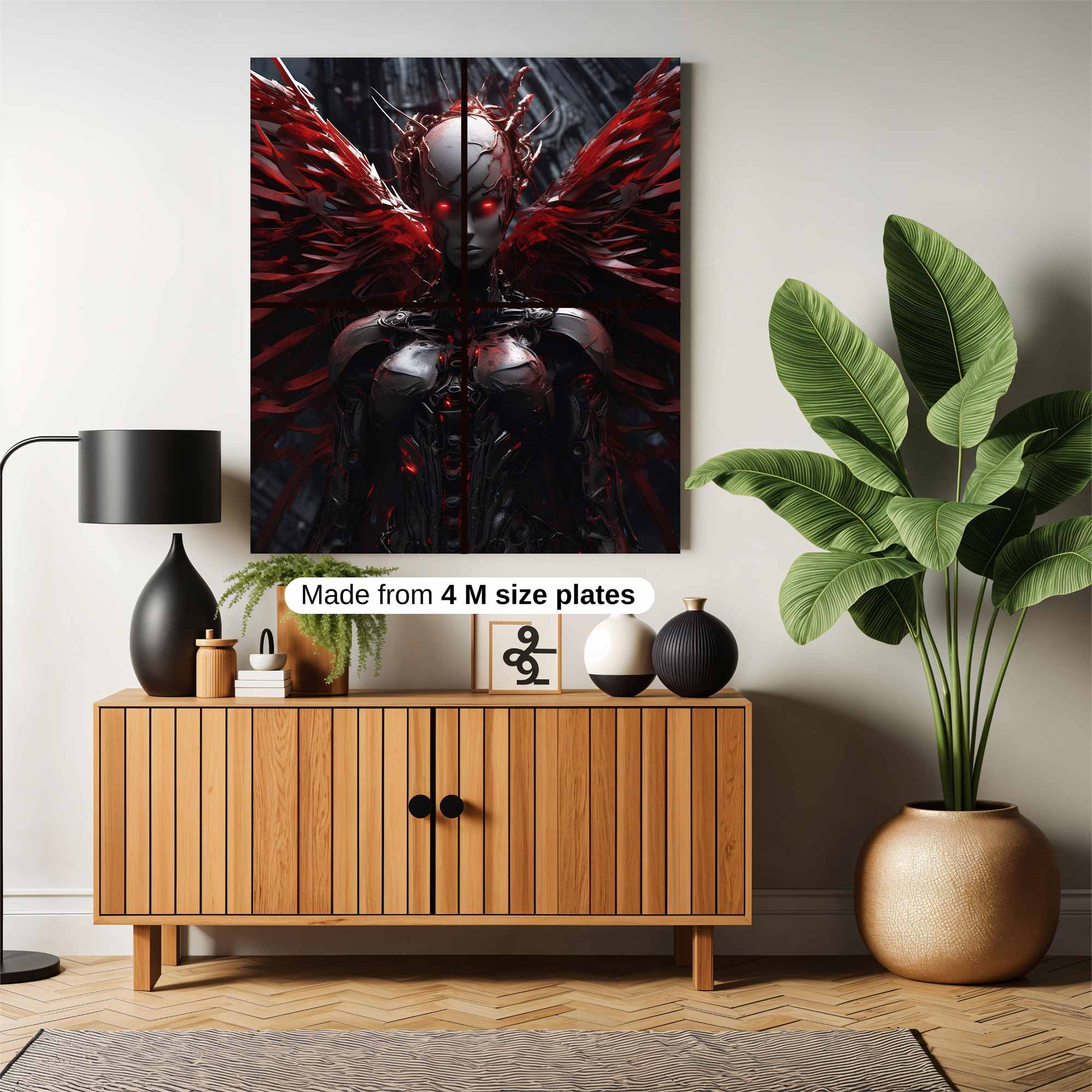 Angel Enraged Safe Wall Magnetic / M