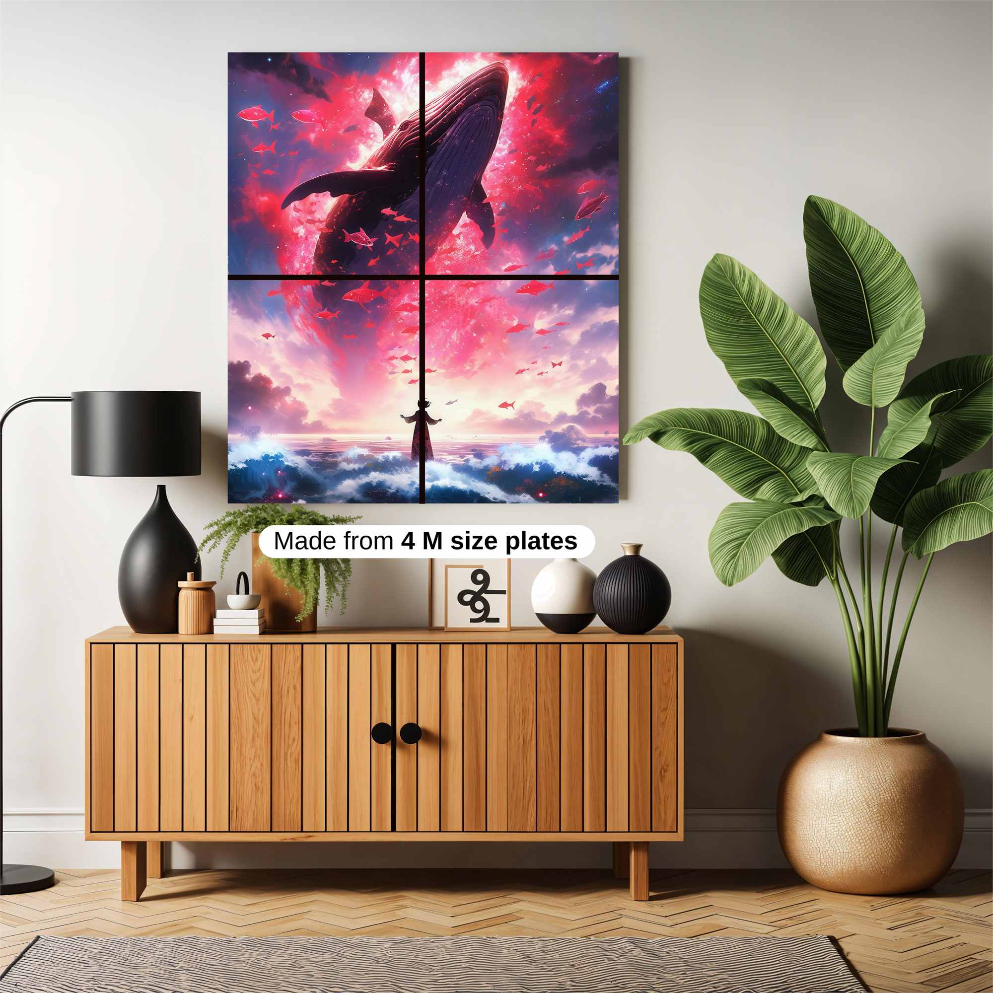 Whale Radiance Safe Wall Magnetic / M