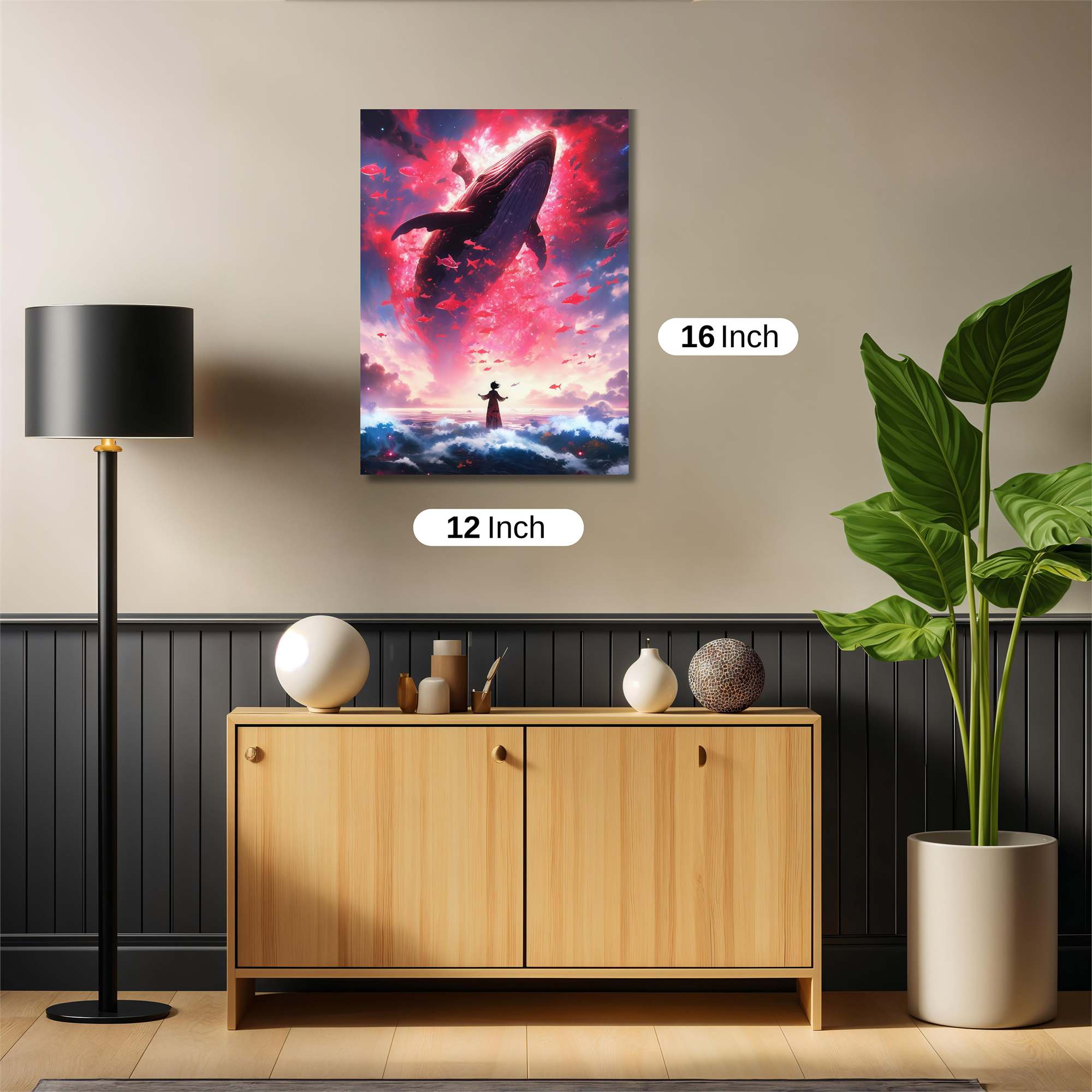 Whale Radiance Safe Wall Magnetic / M