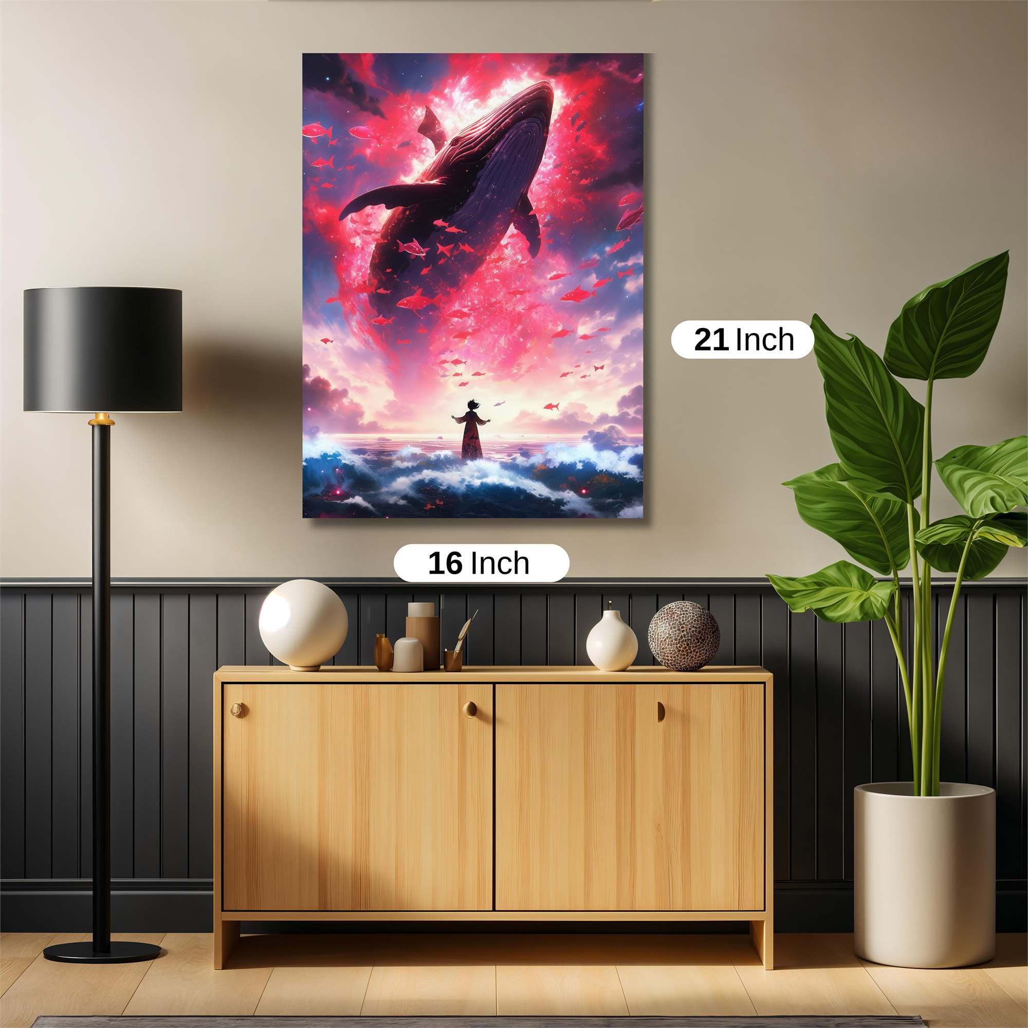 Whale Radiance Safe Wall Magnetic / M