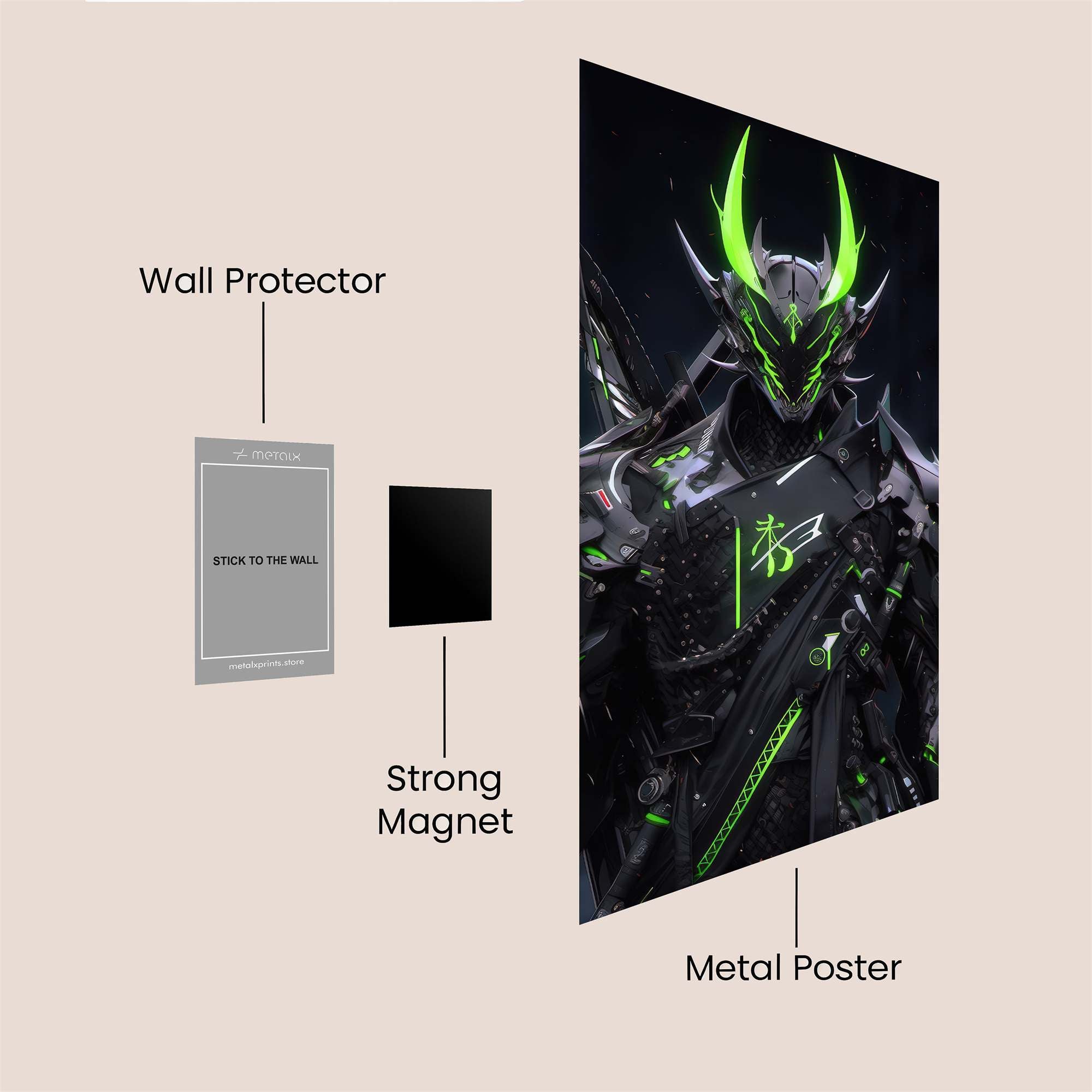 Demon Whisper Safe Wall Magnetic / M