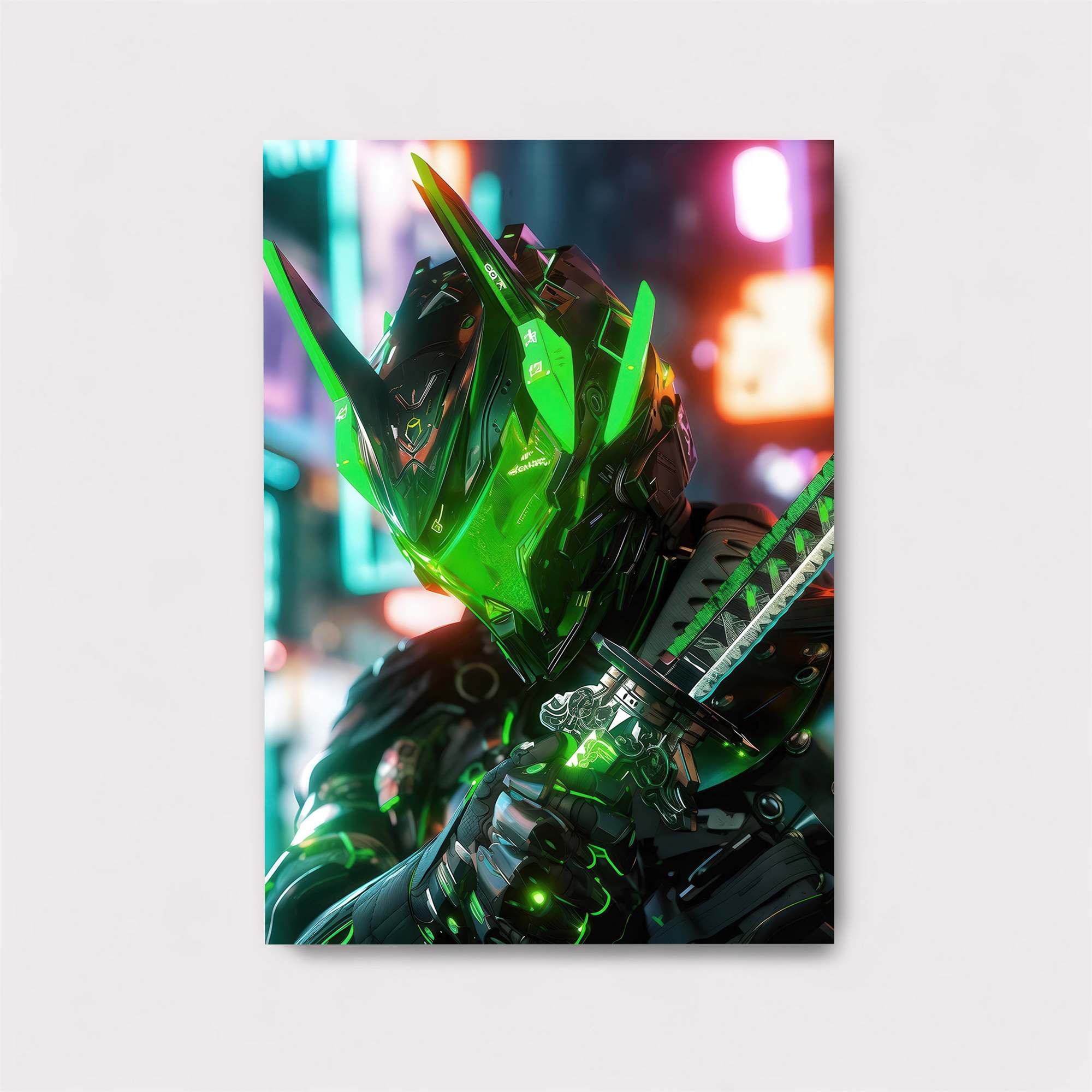 Neon Samurai Safe Wall Magnetic / M