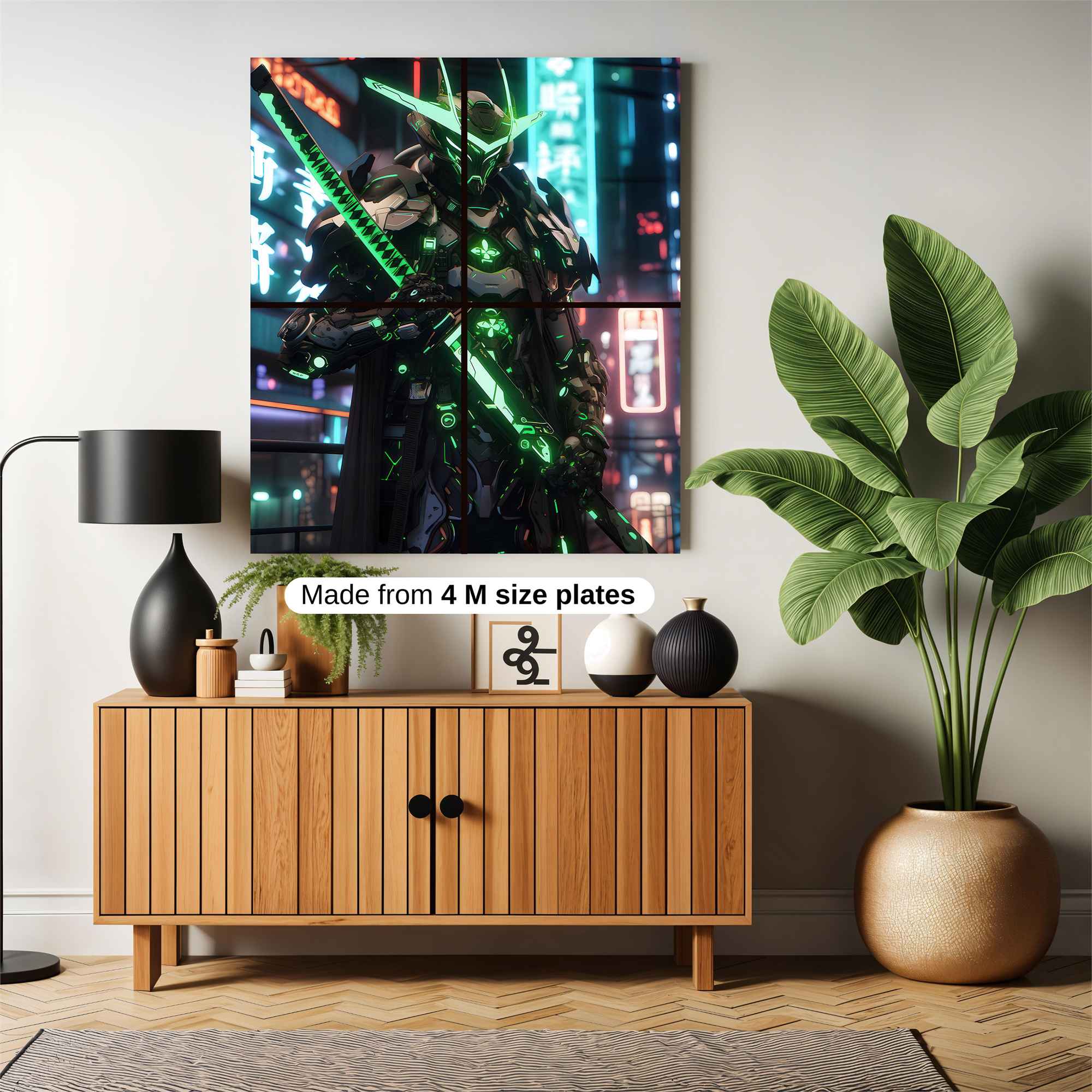 Cyber Samurai Safe Wall Magnetic / M