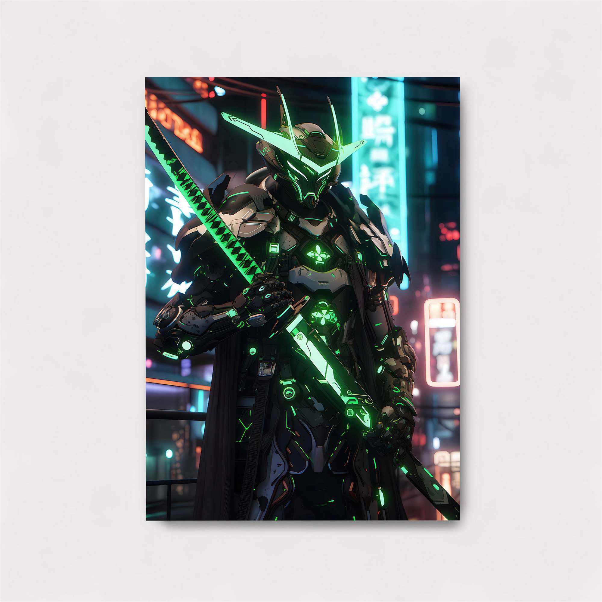 Cyber Samurai Safe Wall Magnetic / M