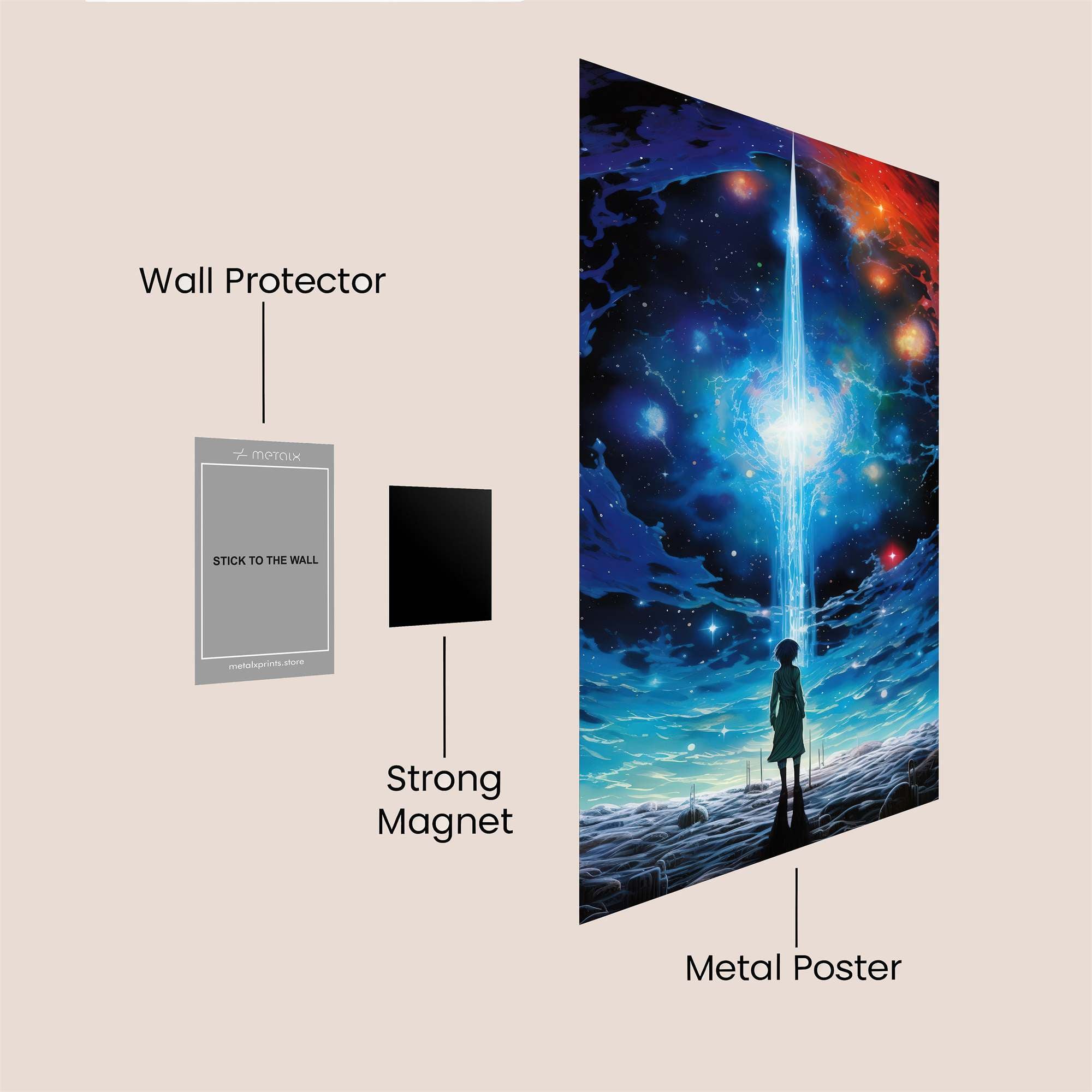 Cosmic Wonder Safe Wall Magnetic / M