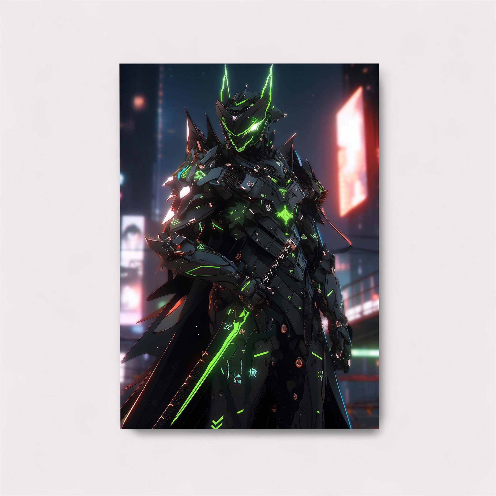 Neon Samurai Safe Wall Magnetic / M