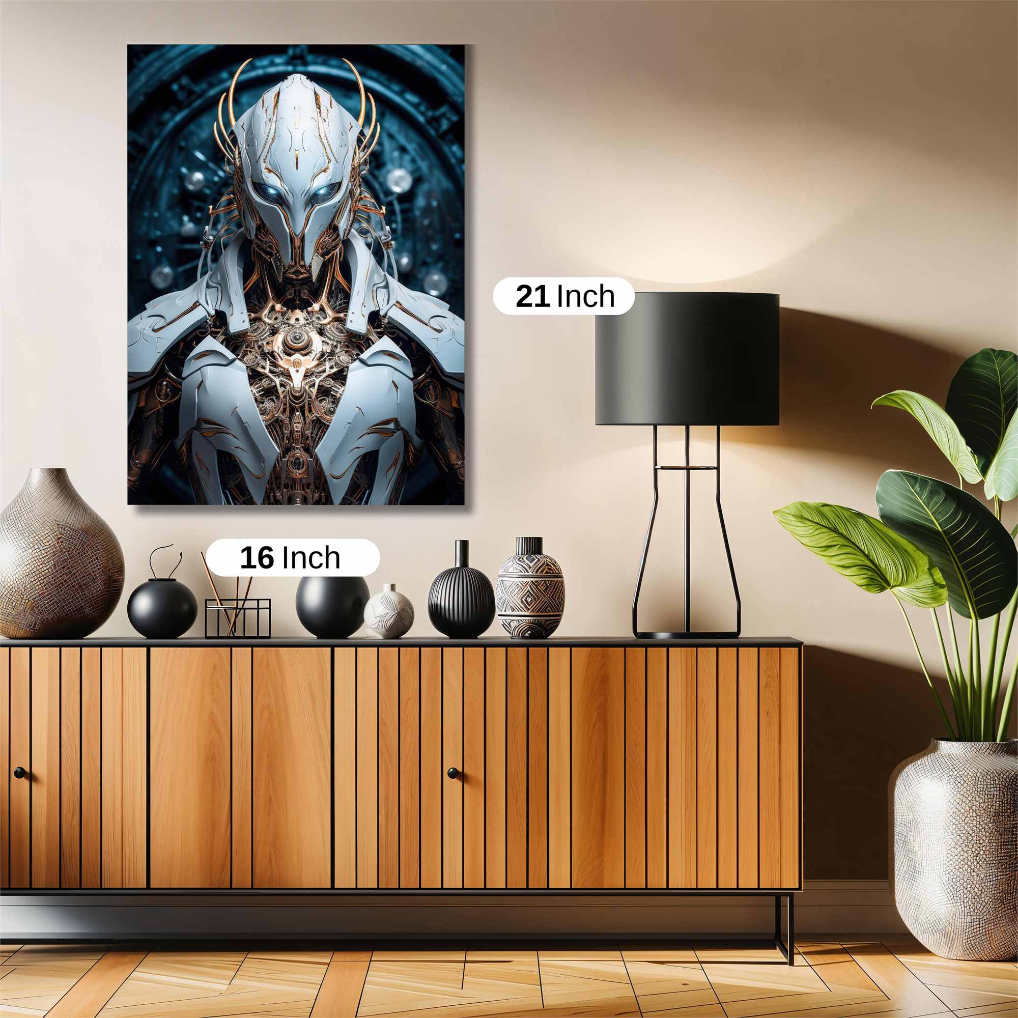 Cyber Serenity Safe Wall Magnetic / M