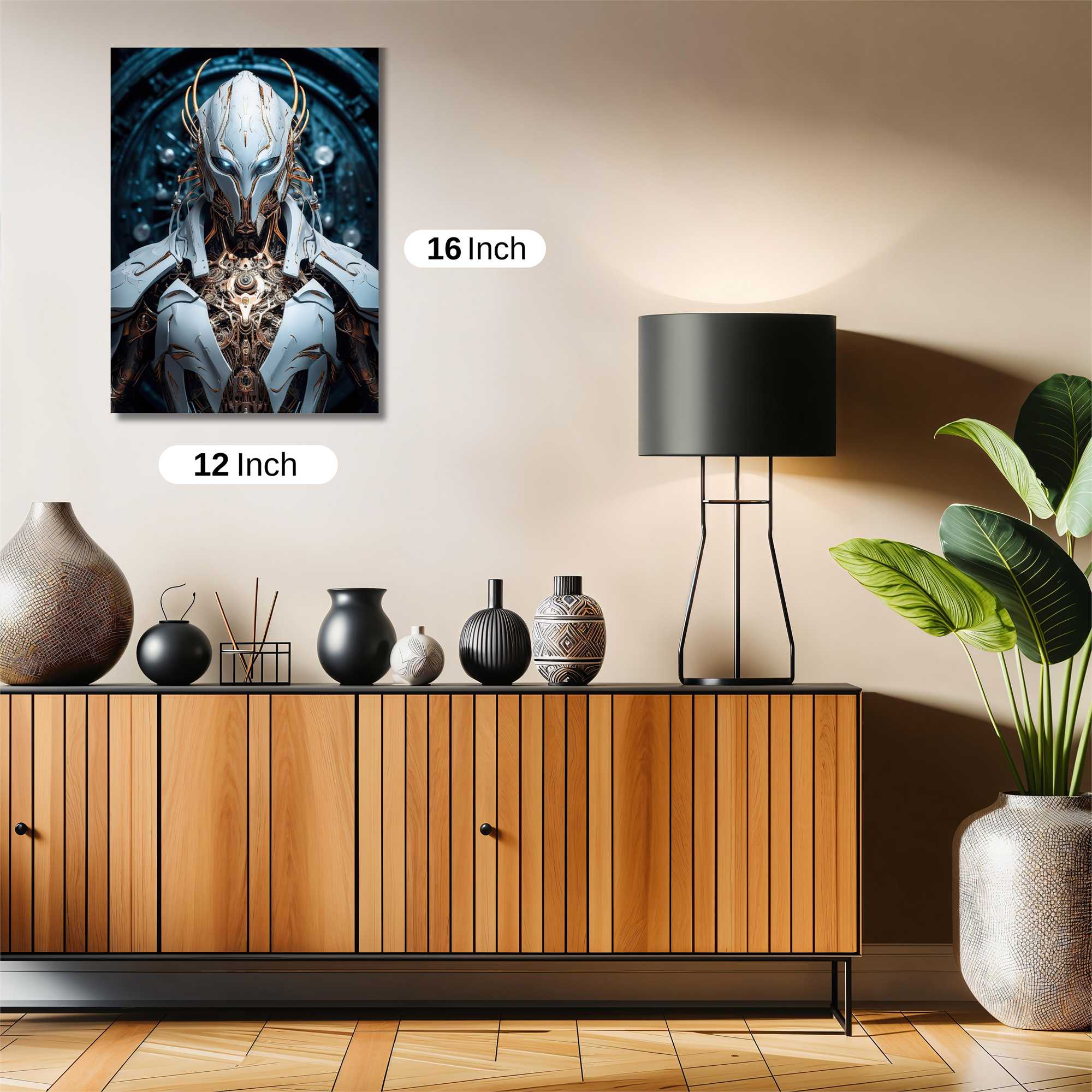 Cyber Serenity Safe Wall Magnetic / M