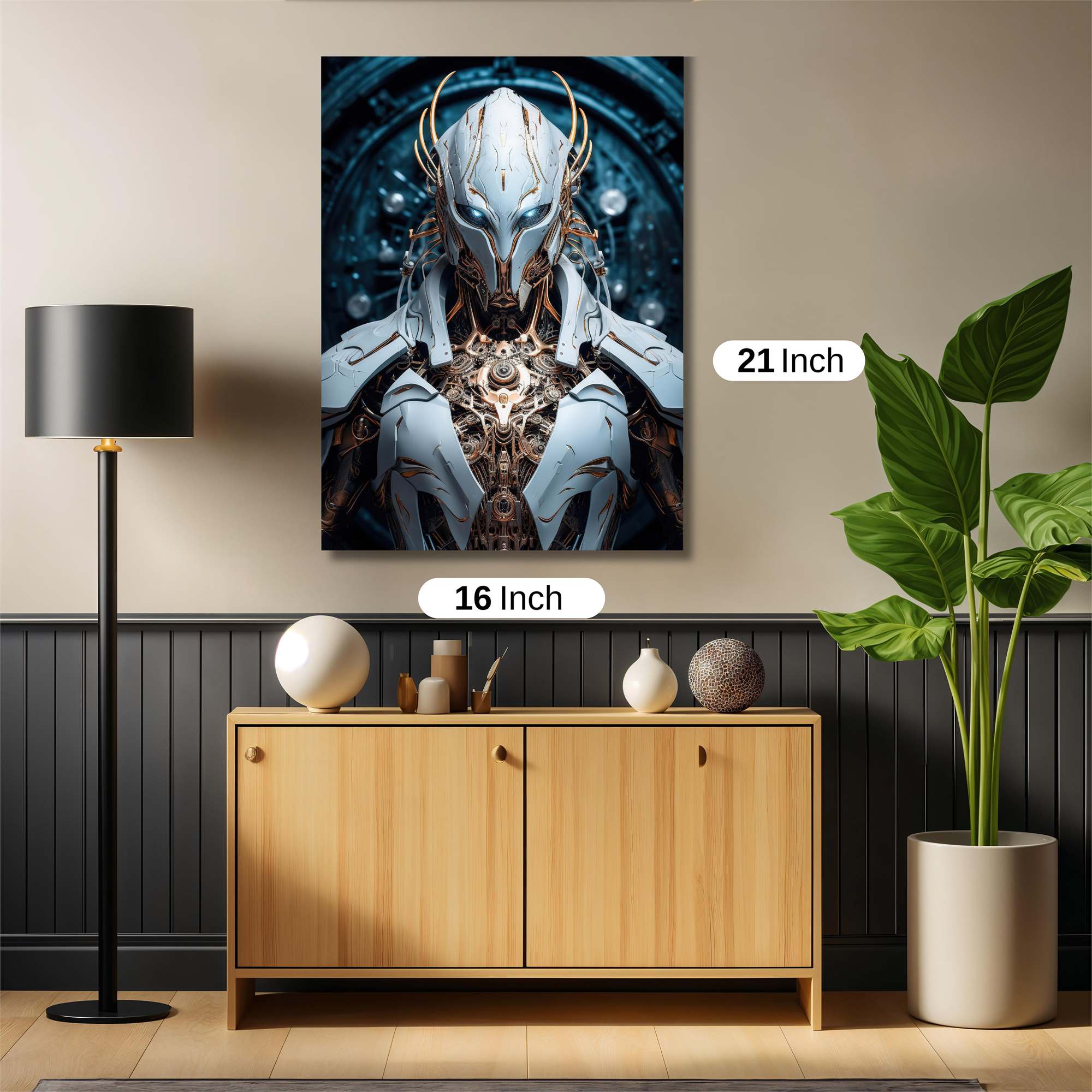 Cyber Serenity Safe Wall Magnetic / M