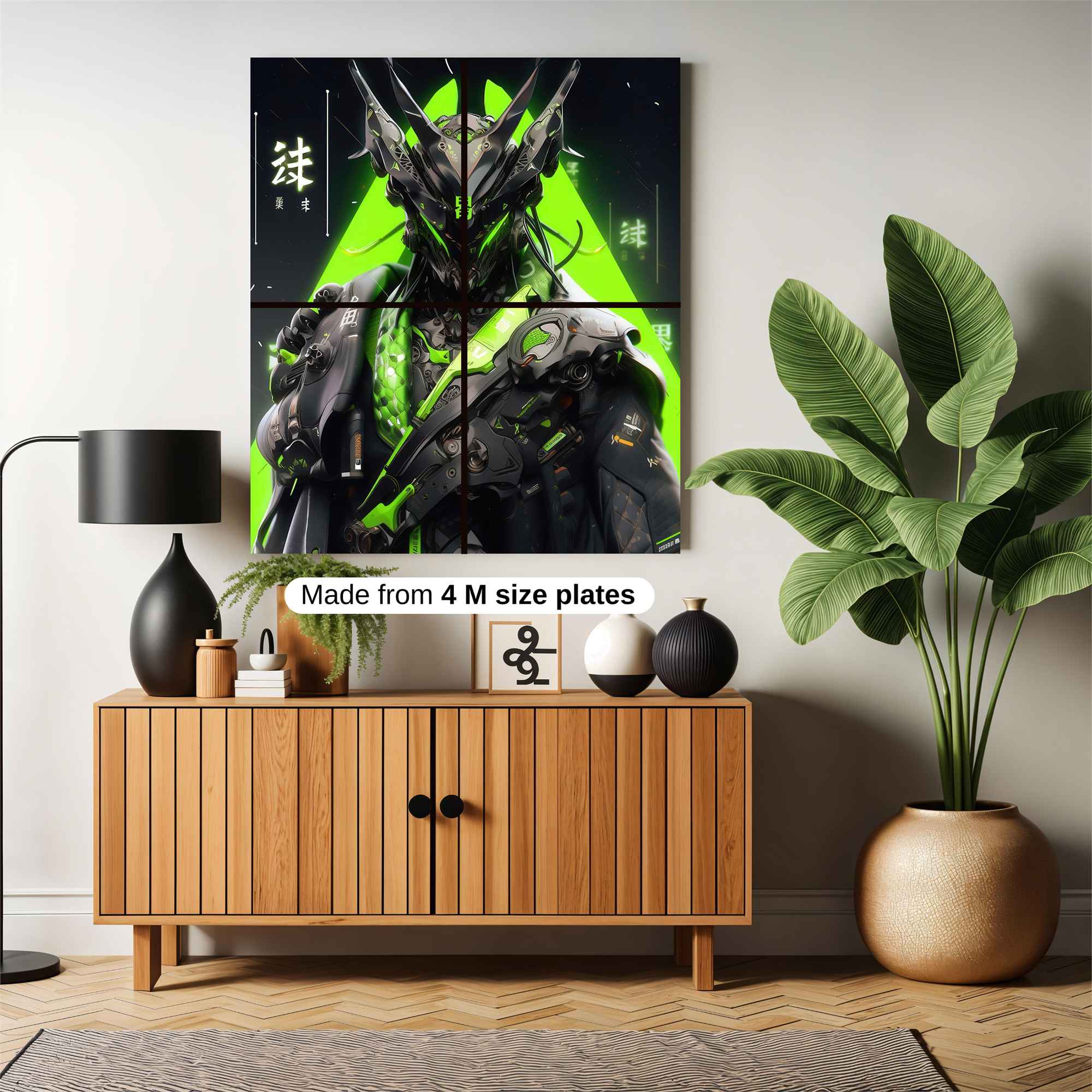 Samurai Neon Safe Wall Magnetic / M