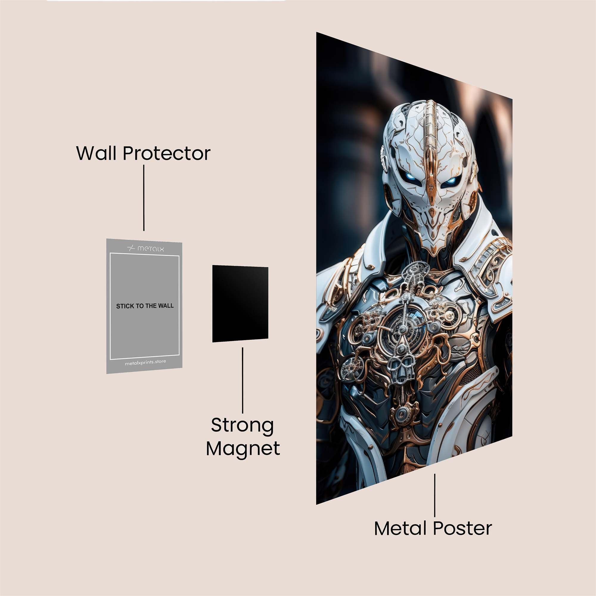 Knight Regal Safe Wall Magnetic / M