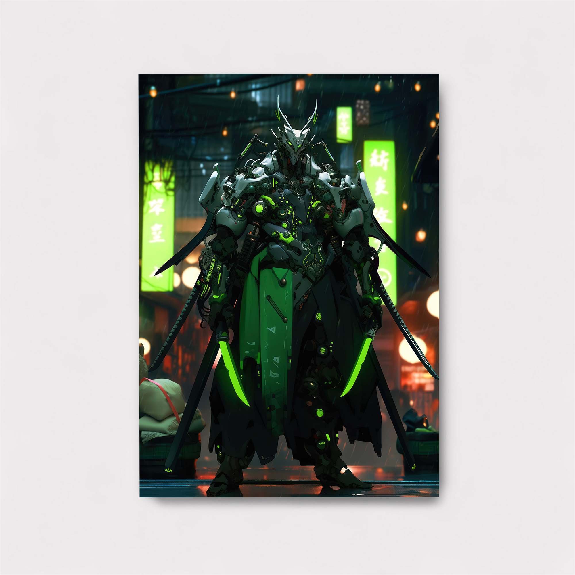 Neon Samurai Safe Wall Magnetic / M