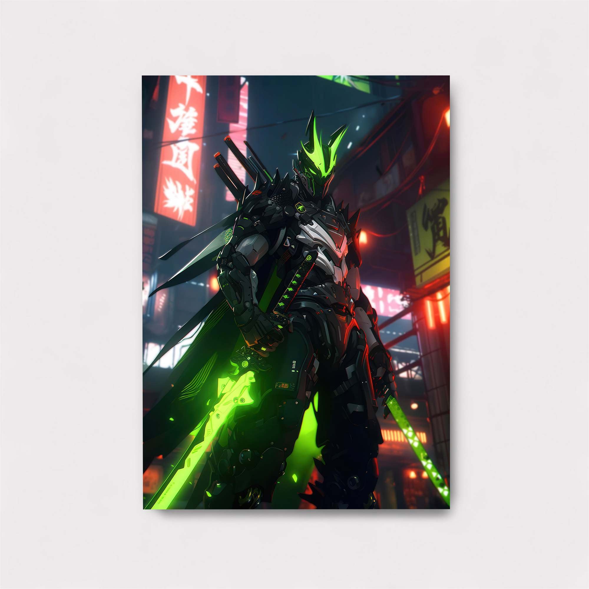 Neon Samurai Safe Wall Magnetic / M