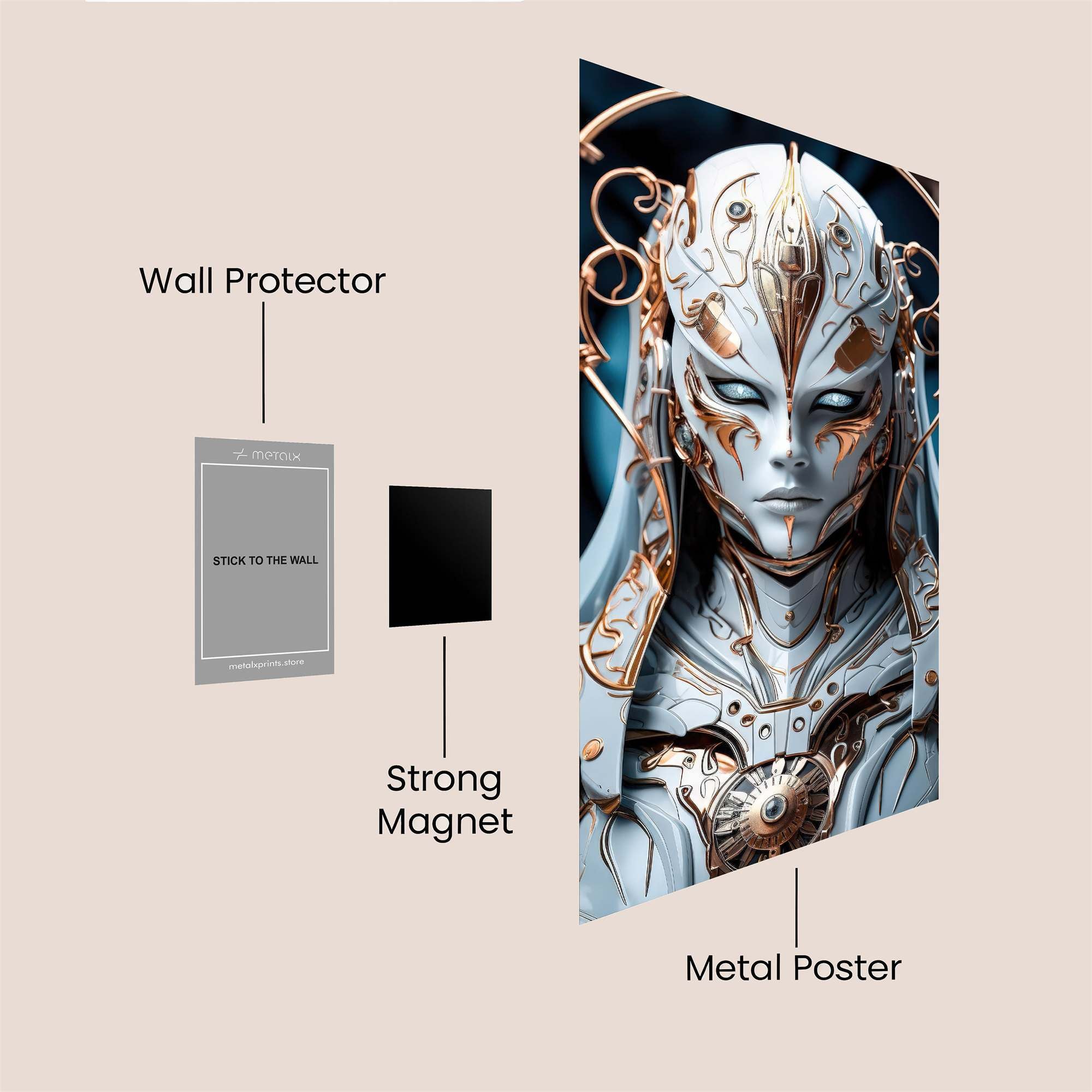 Goddess Serene Safe Wall Magnetic / M