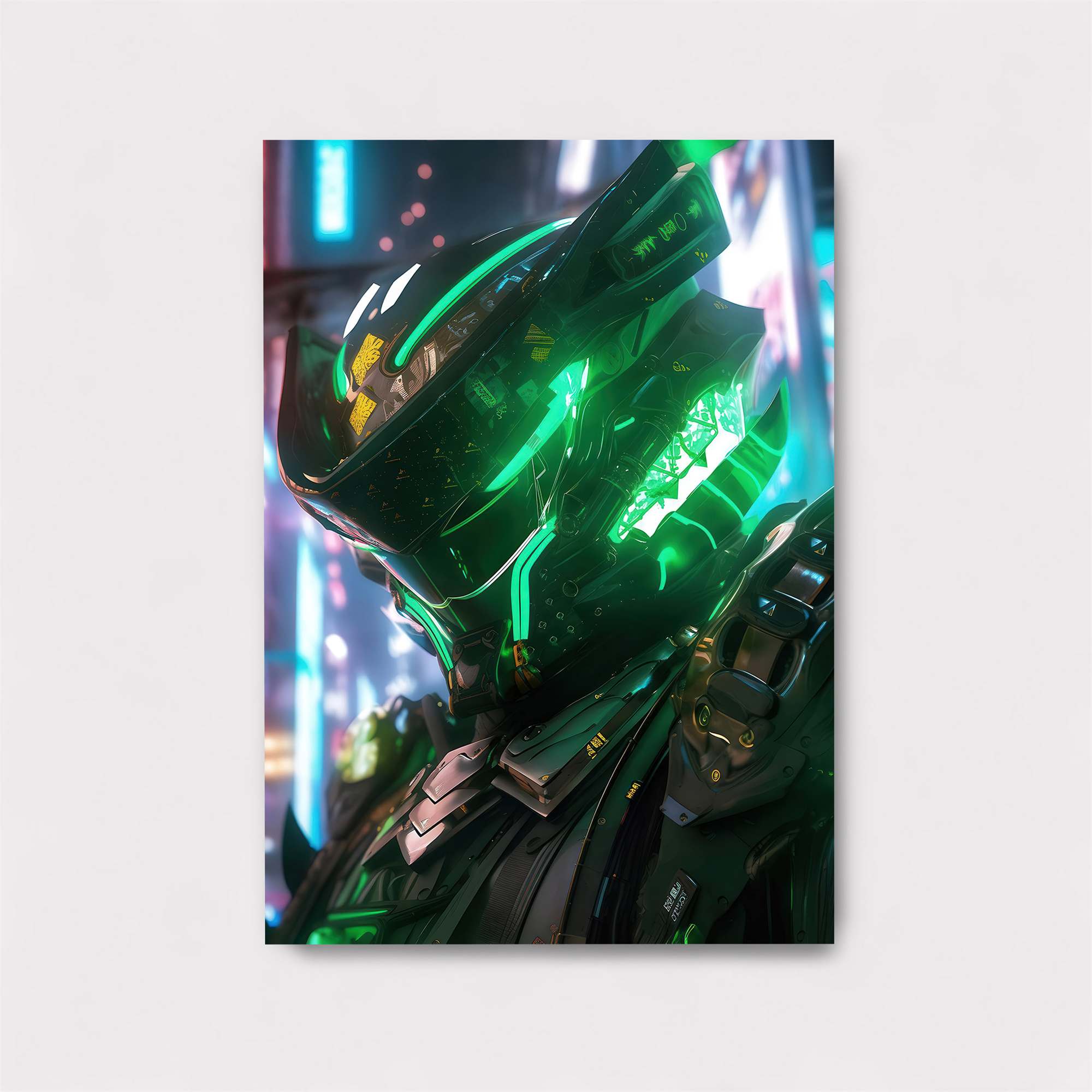 Neon Sentinel Safe Wall Magnetic / M