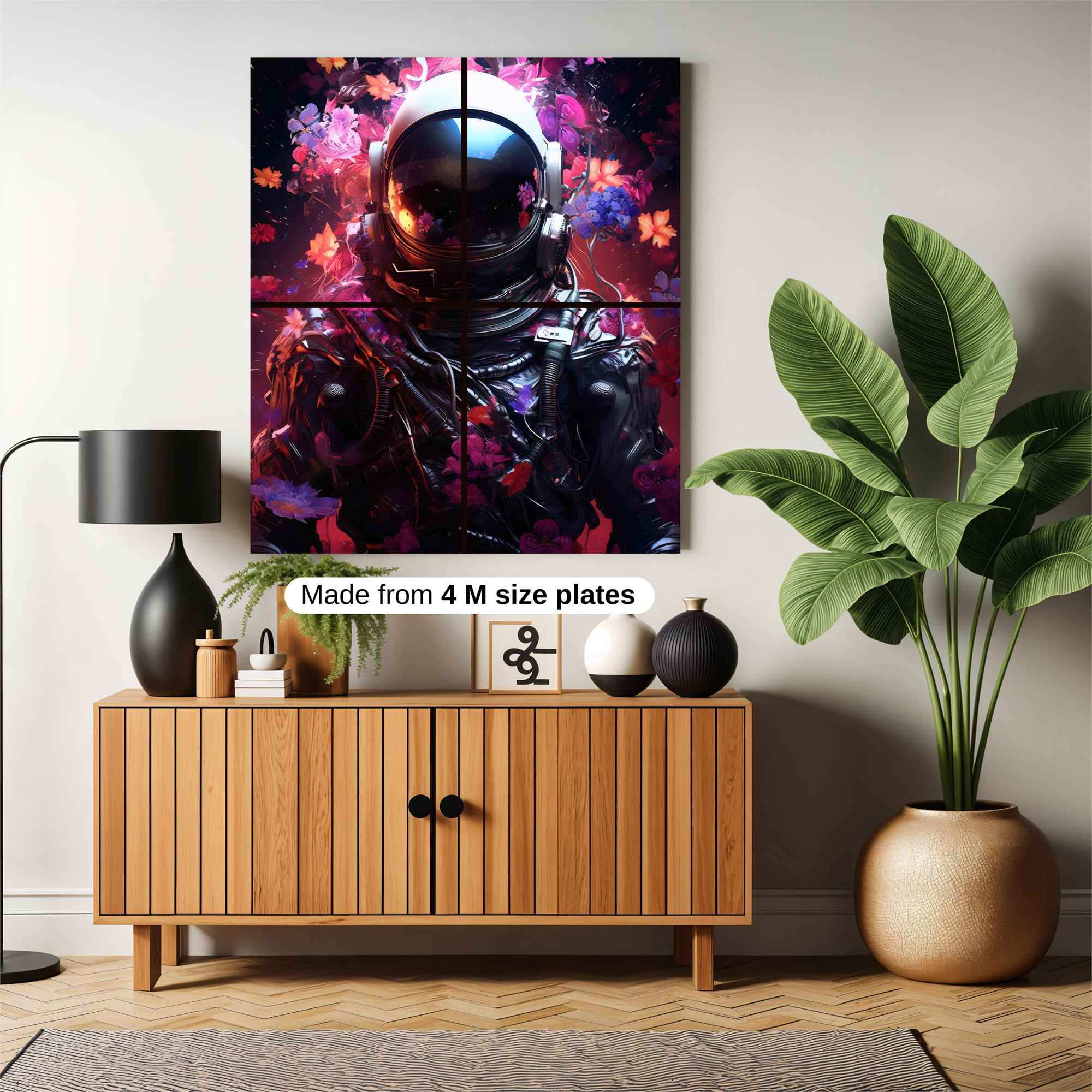 Astronaut Bloom Safe Wall Magnetic / M