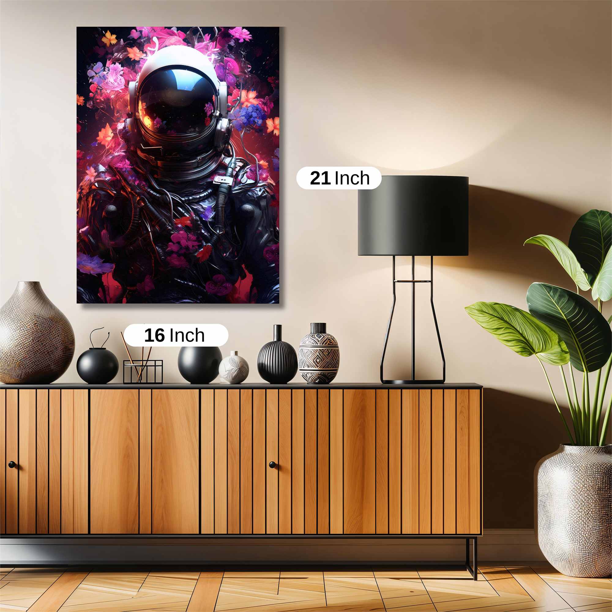Astronaut Bloom Safe Wall Magnetic / M