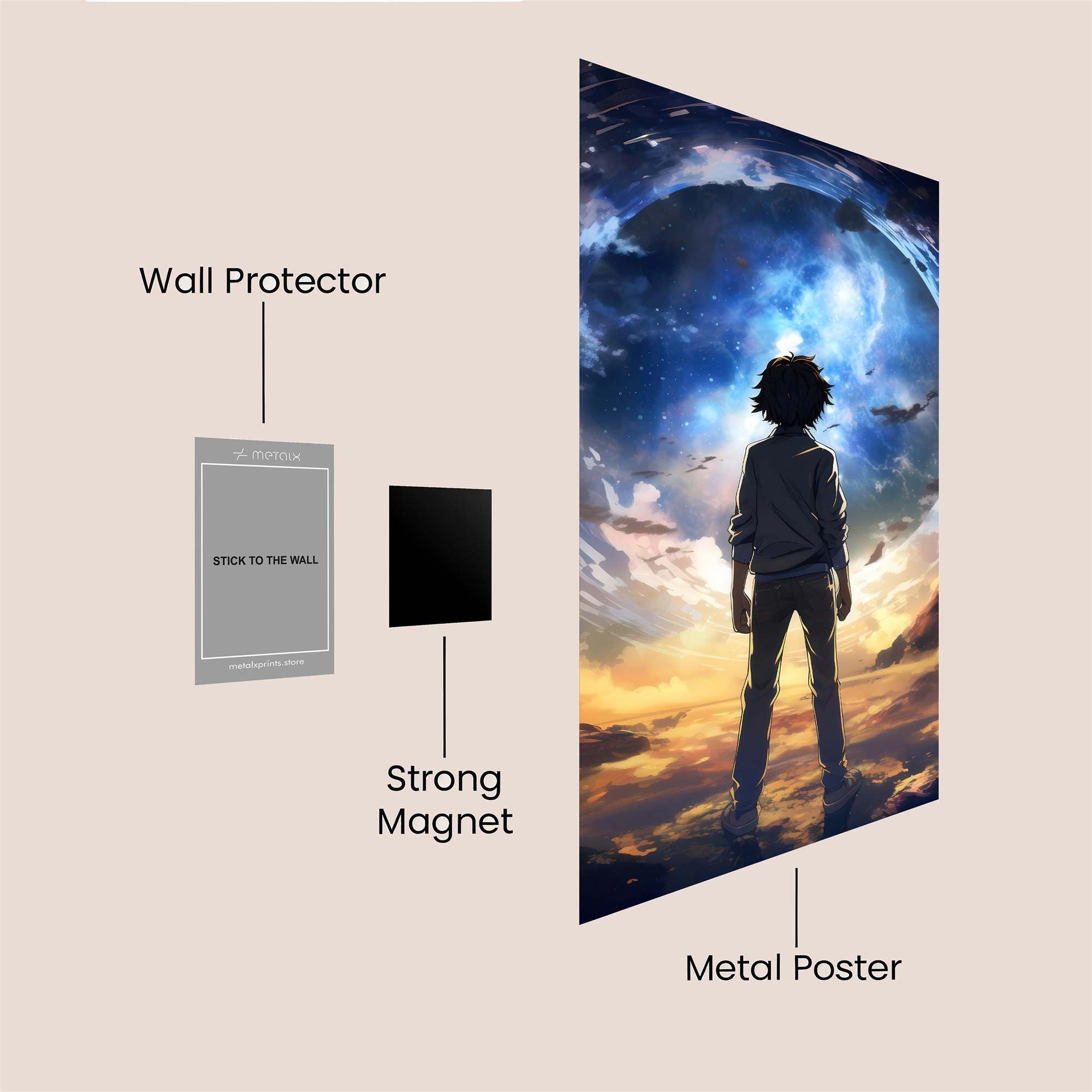 Cosmic Wonder Safe Wall Magnetic / M