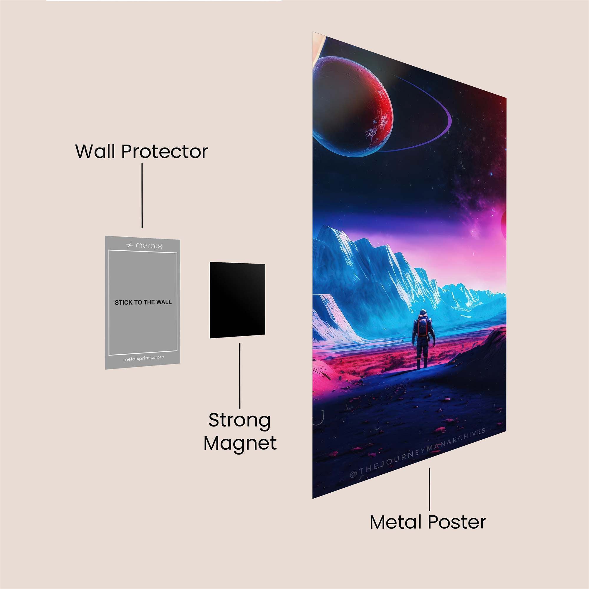 Cosmic Solitude Safe Wall Magnetic / M