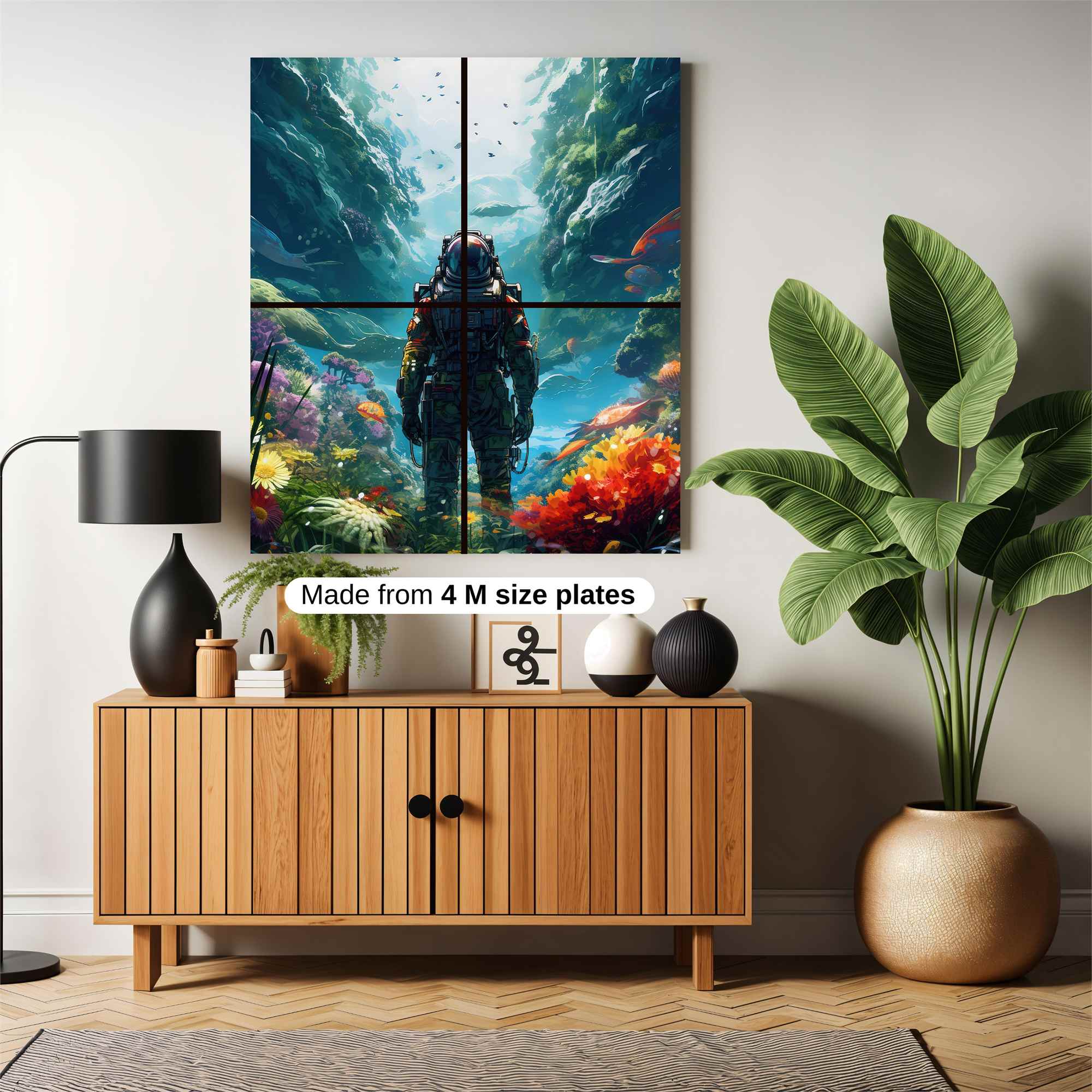 Astronaut Enchantment Safe Wall Magnetic / M