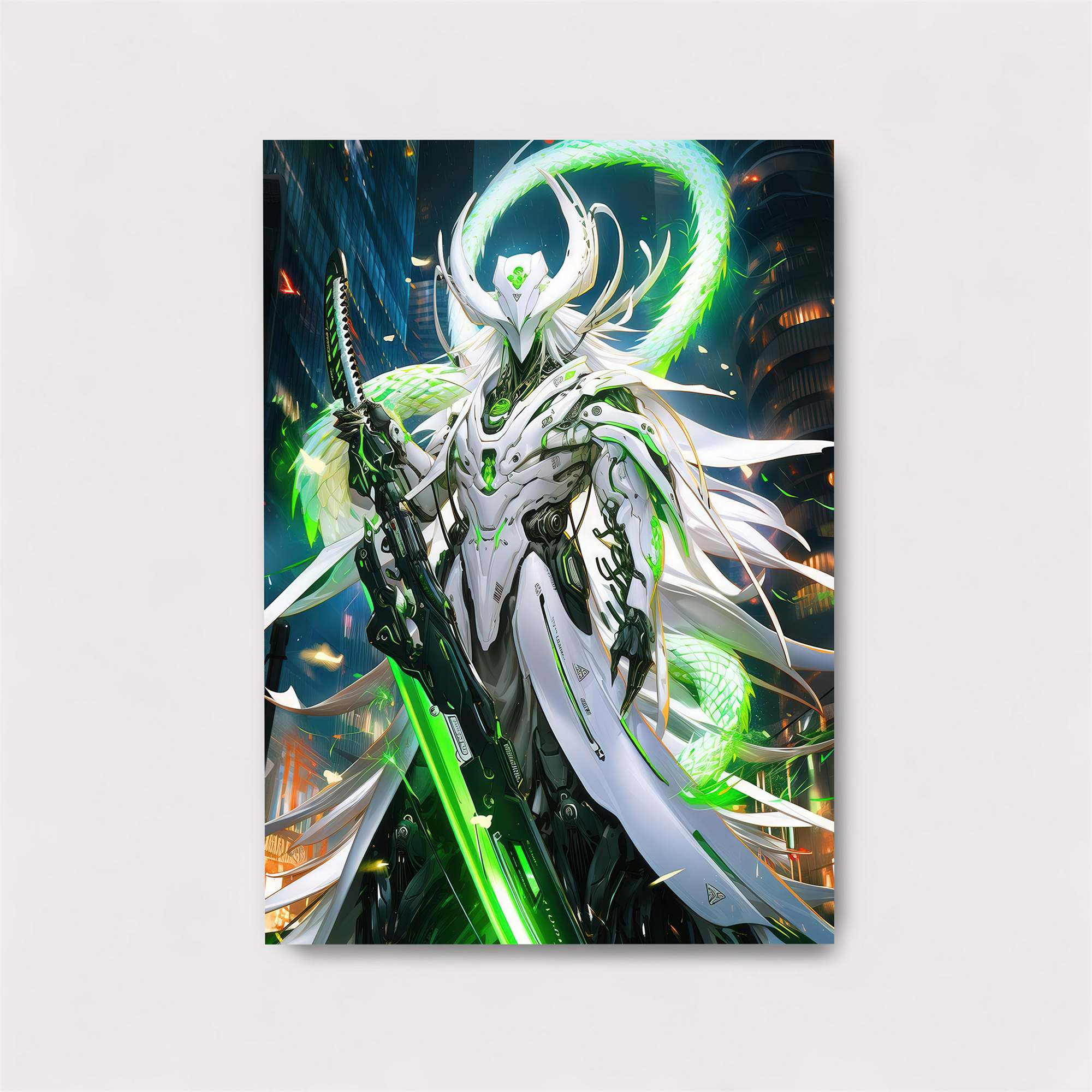 Neon Samurai Safe Wall Magnetic / M