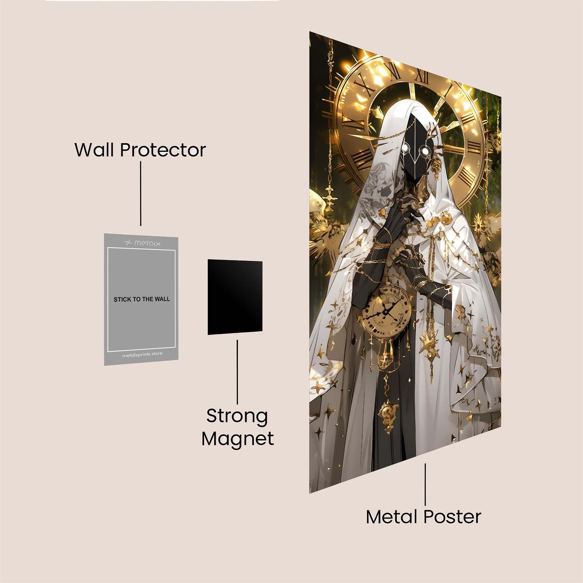 Timekeeper Serene Safe Wall Magnetic / M