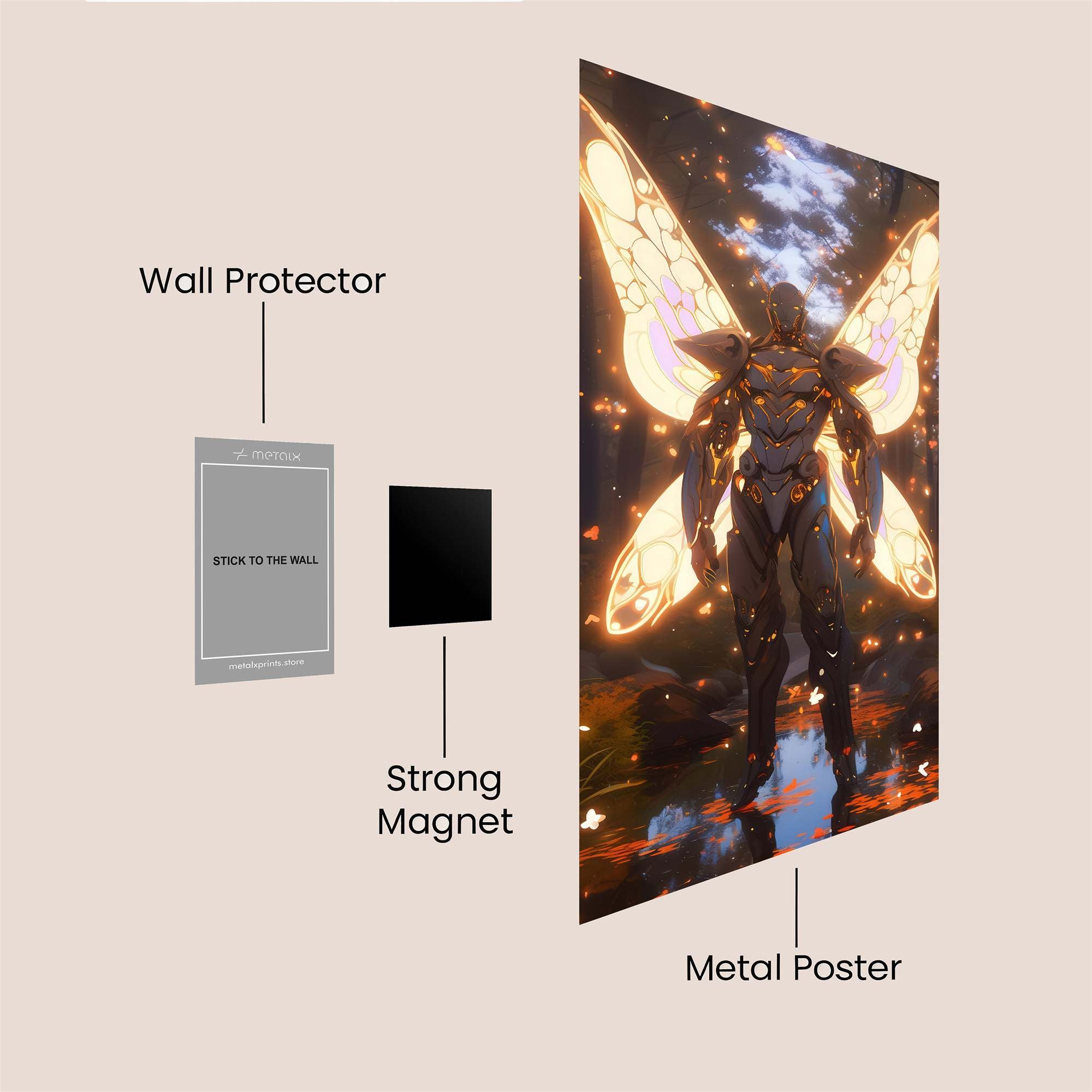 FairyGuardian Safe Wall Magnetic / M