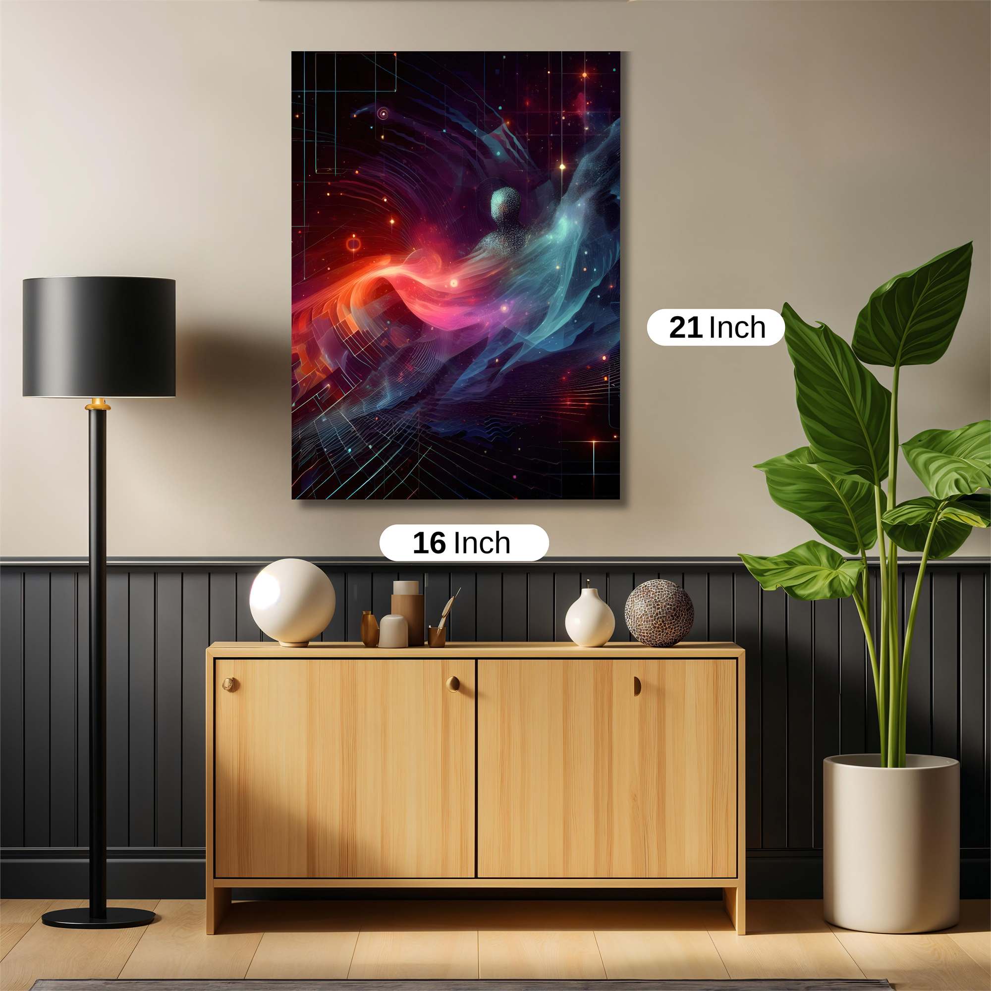 Cosmic Whirl Safe Wall Magnetic / M