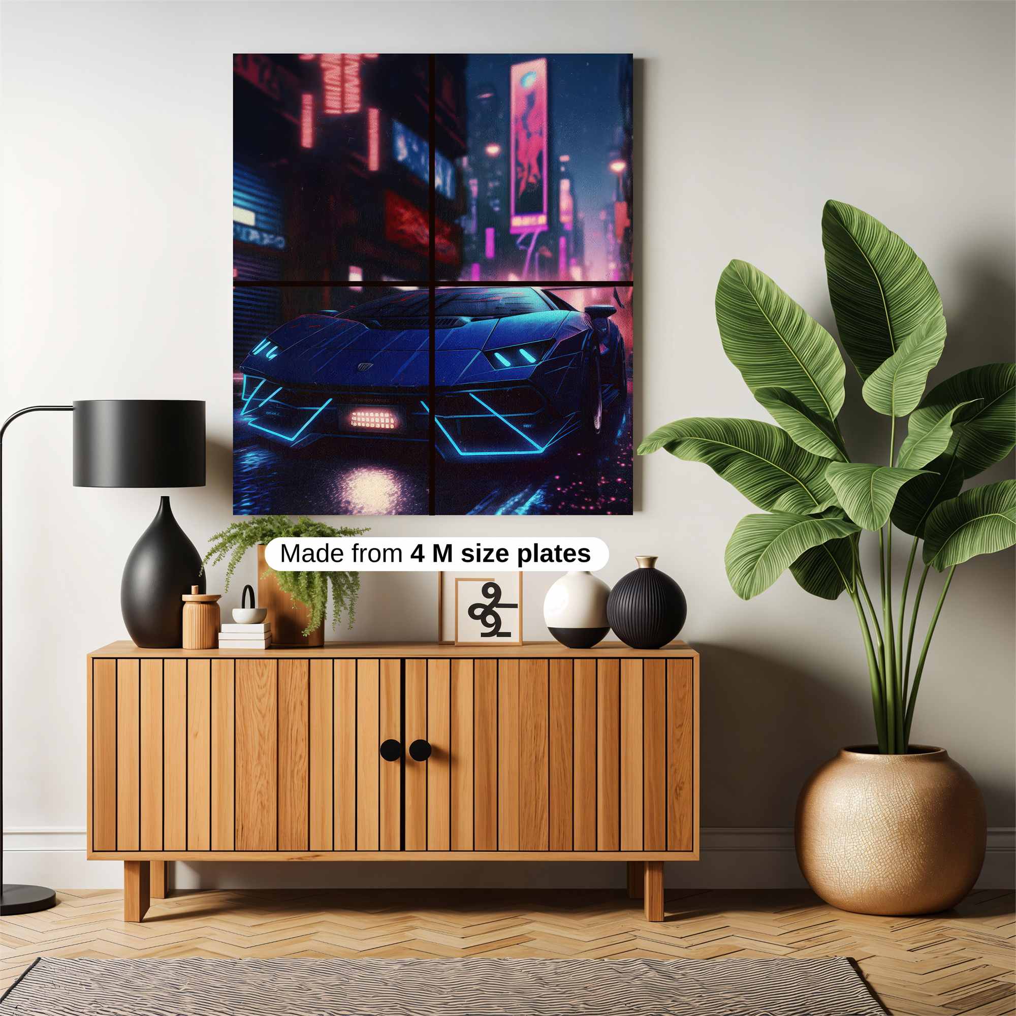 Lamborghini Neon Safe Wall Magnetic / M