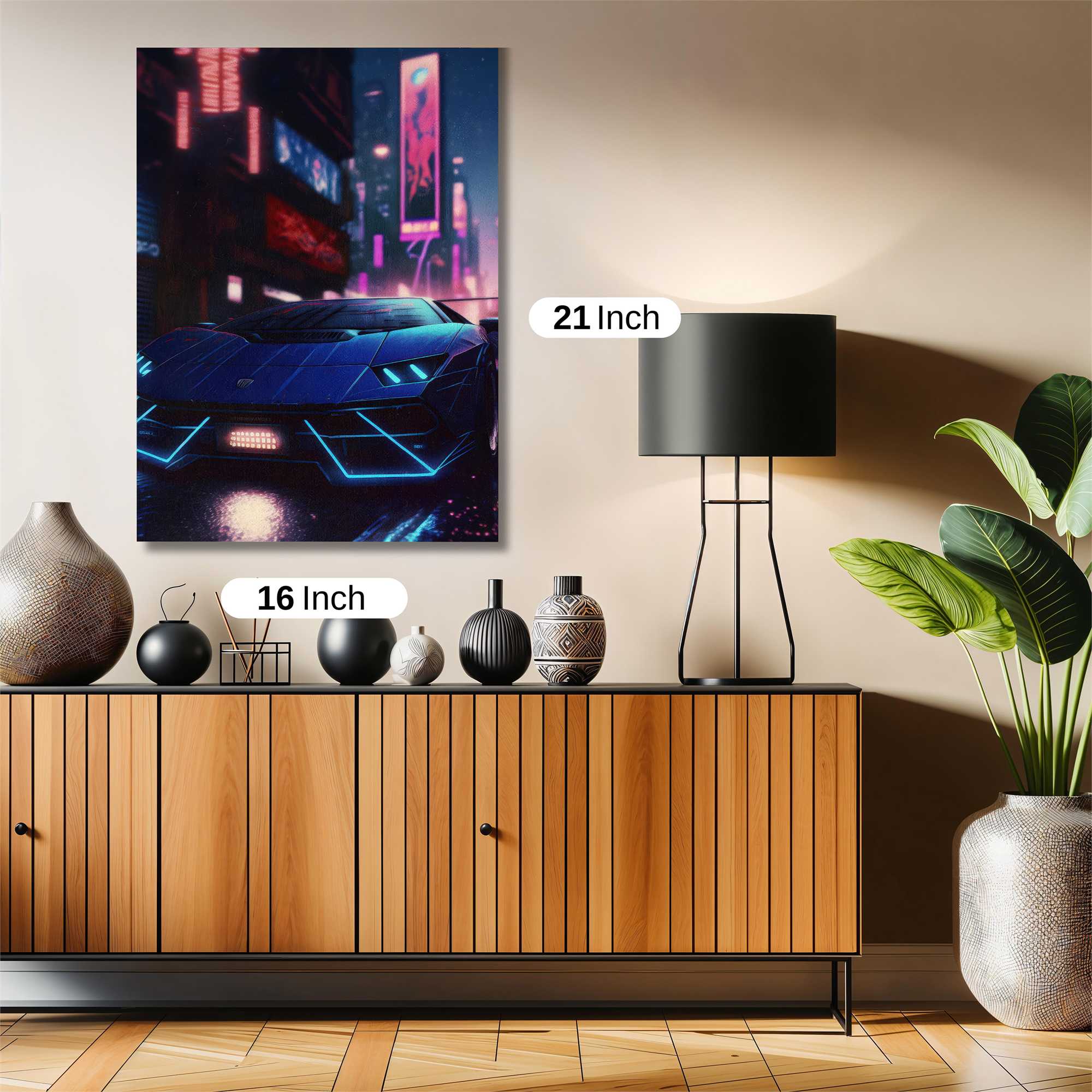 Lamborghini Neon Safe Wall Magnetic / M