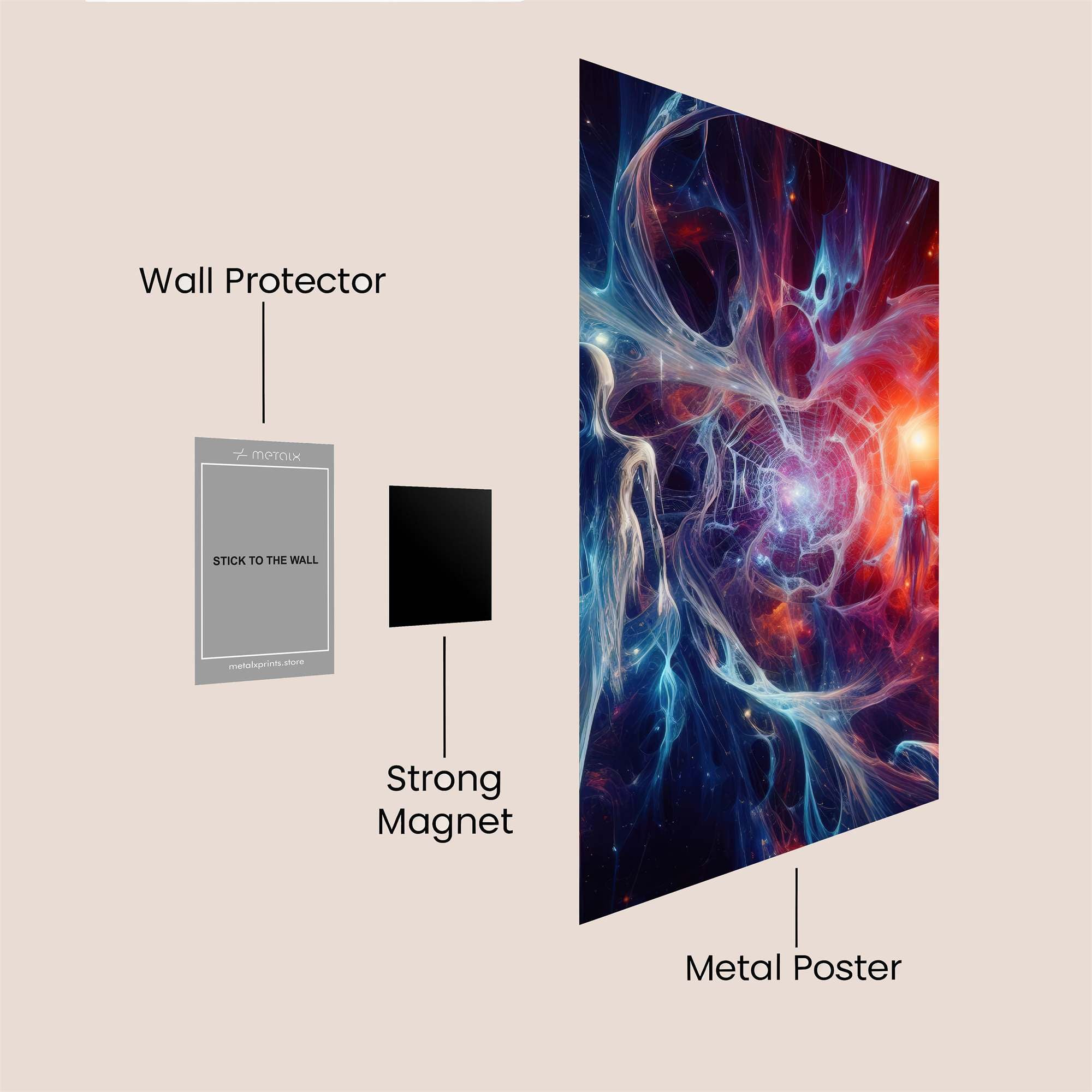 Cosmic Serenity Safe Wall Magnetic / M
