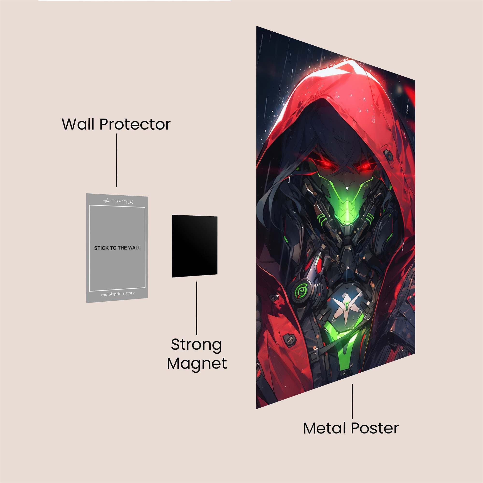 Cyber Mystic Safe Wall Magnetic / M
