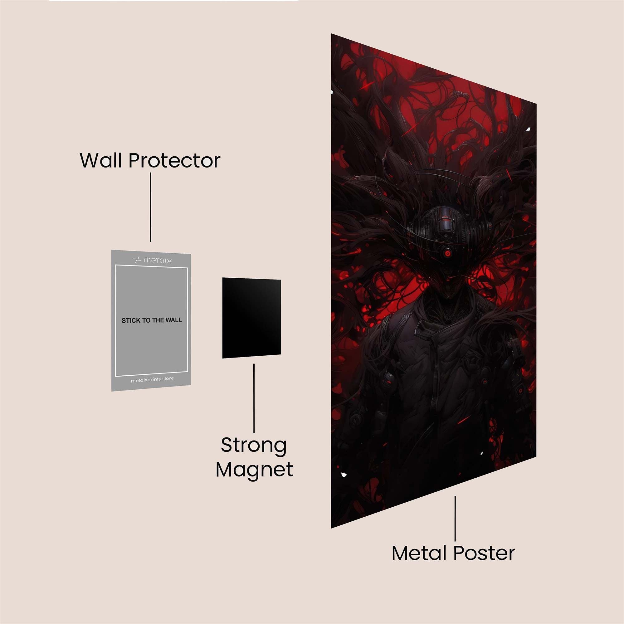 Void Despair Safe Wall Magnetic / M
