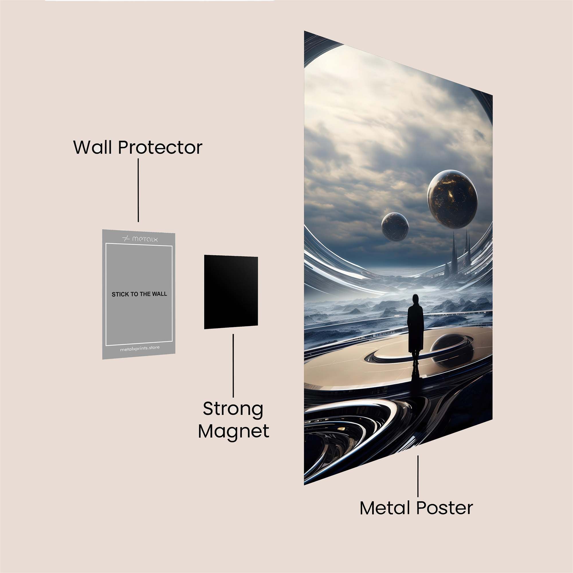 Portal Enigma Safe Wall Magnetic / M