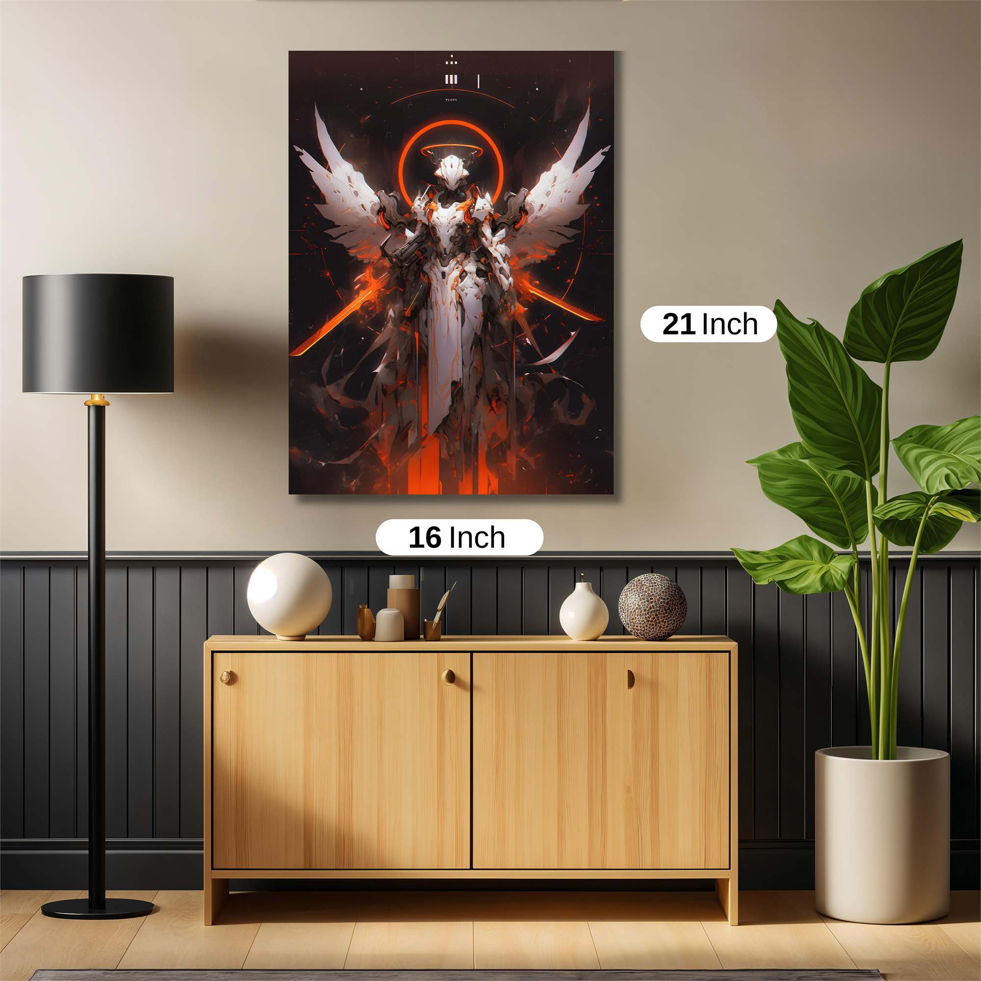 Angel Blaze Safe Wall Magnetic / M
