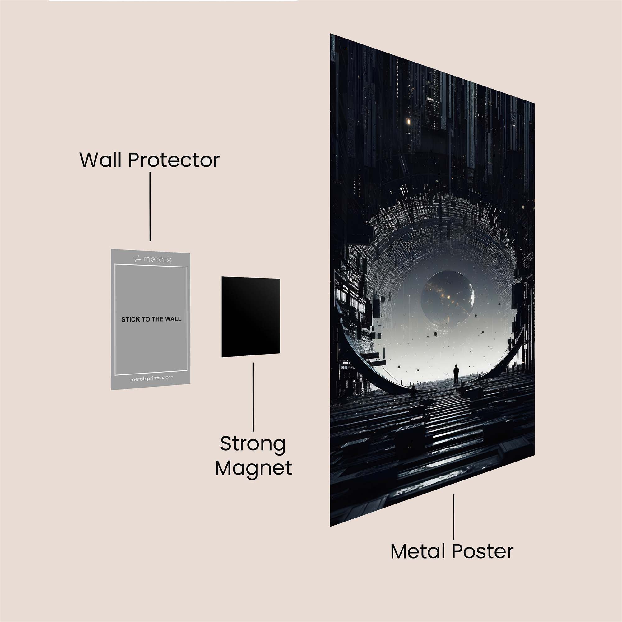 Portal Enigma Safe Wall Magnetic / M