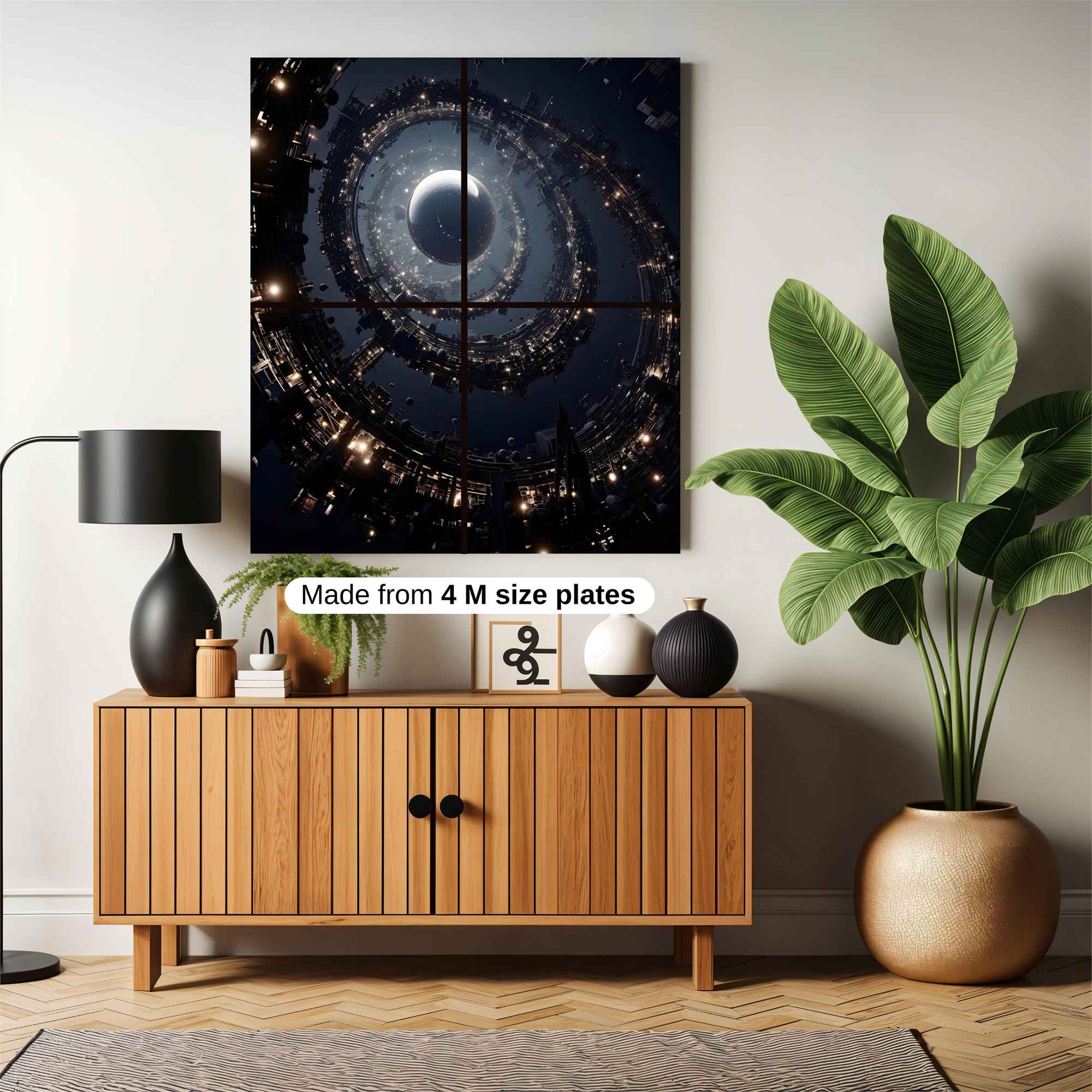 Cosmic Whirl Safe Wall Magnetic / M
