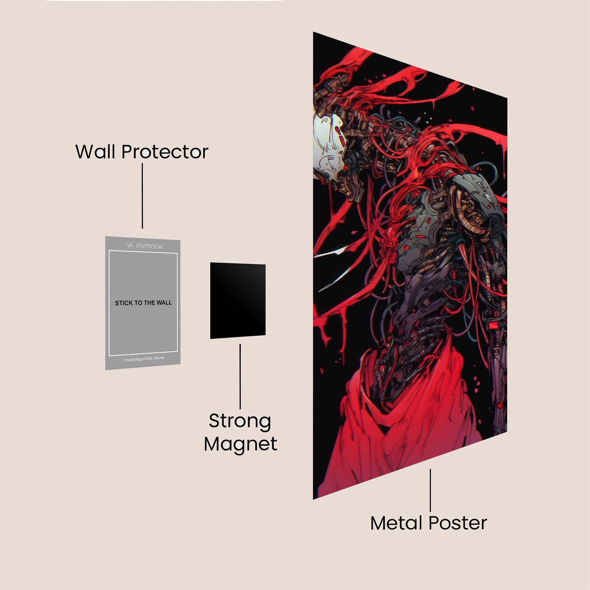 Carnage Despair Safe Wall Magnetic / M