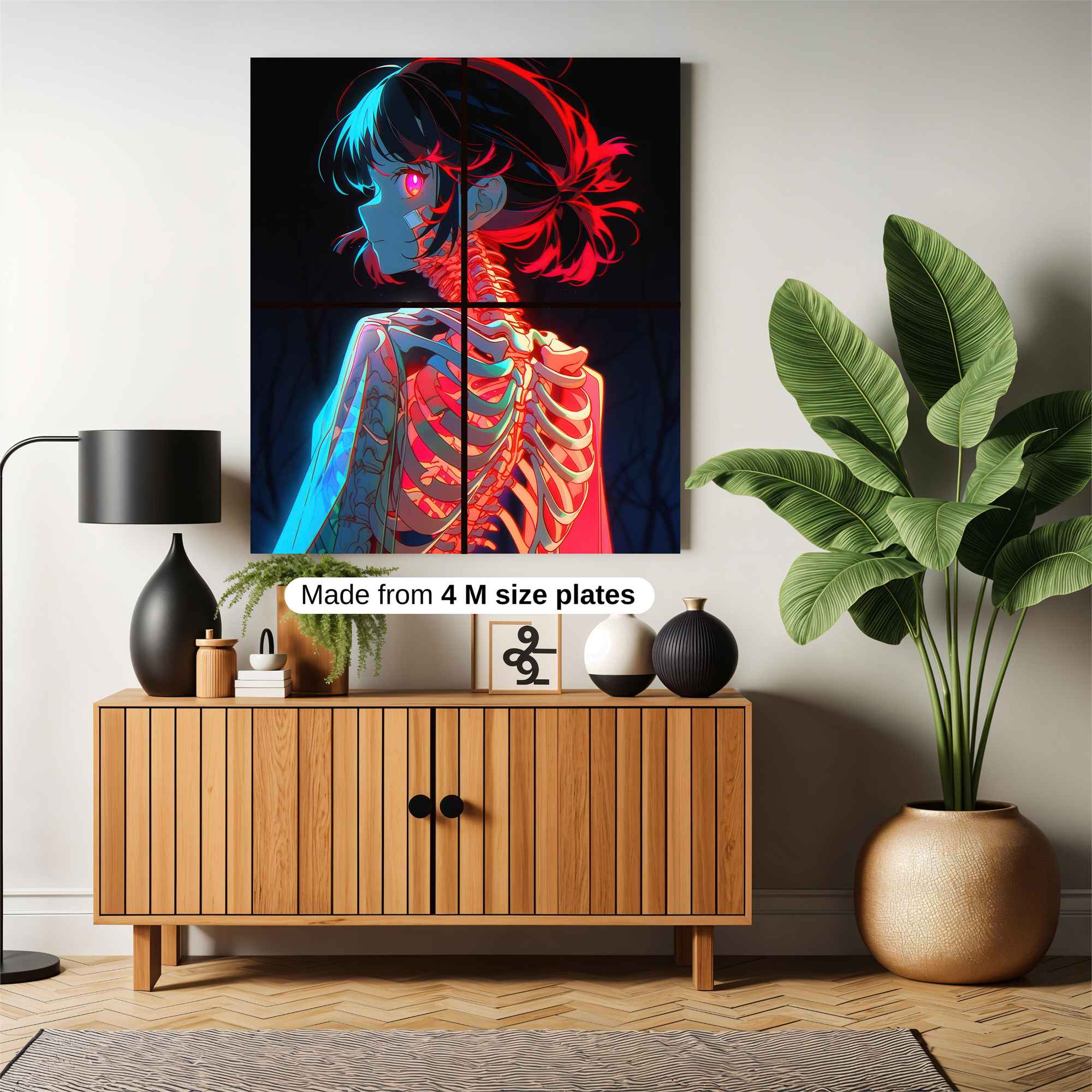 Skeleton Serenity Safe Wall Magnetic / M