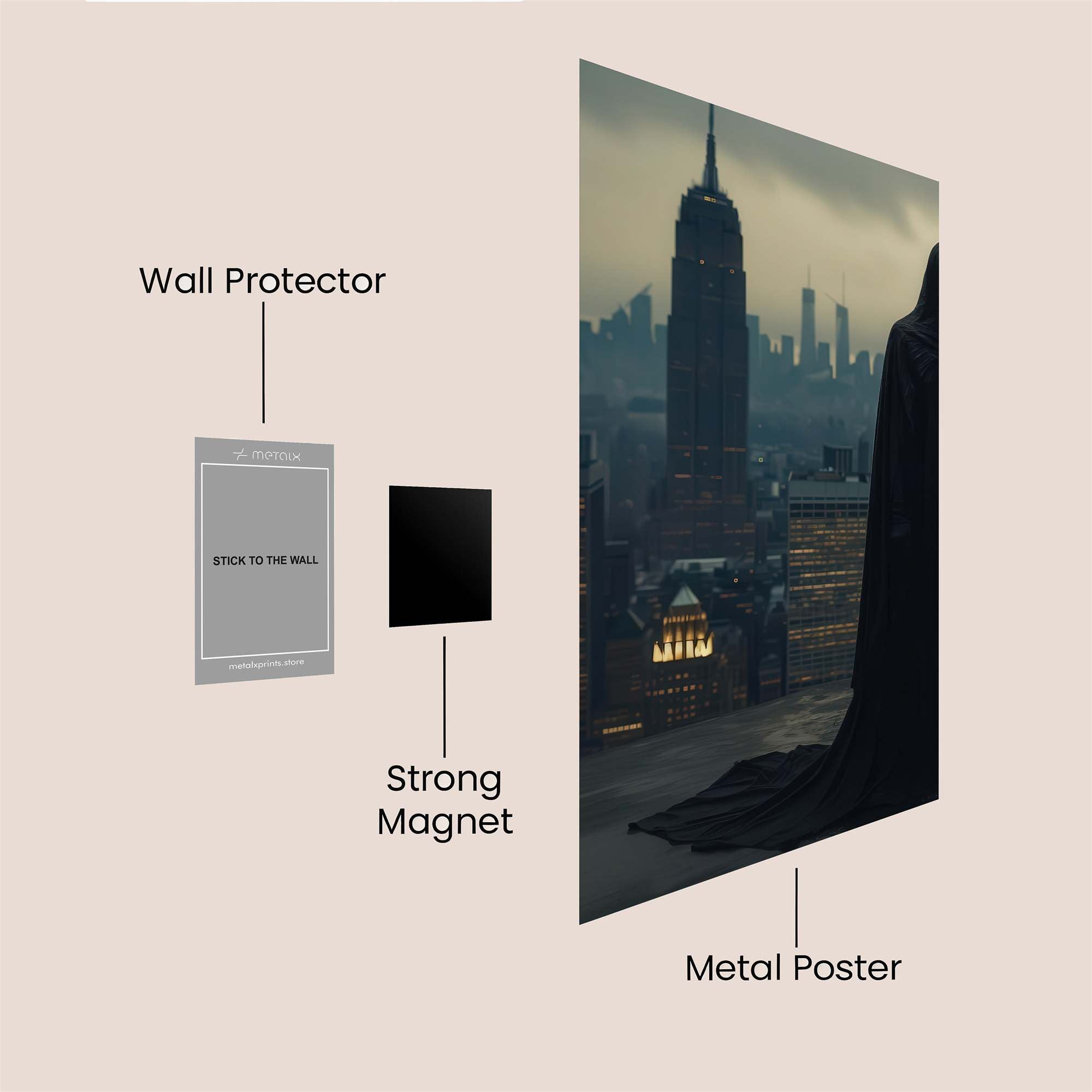 Cyber Solitude Safe Wall Magnetic / M