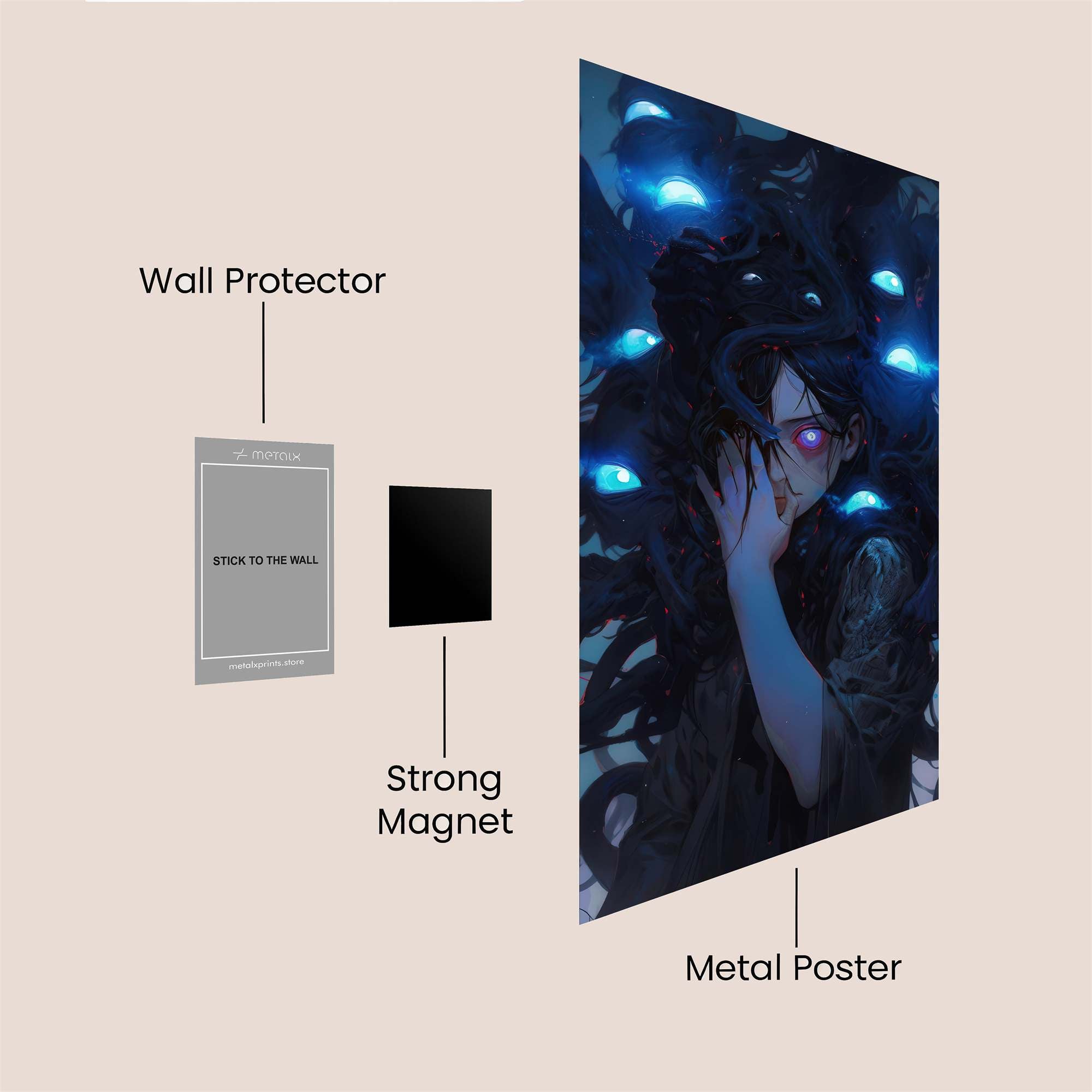 Medusa Enigma Safe Wall Magnetic / M