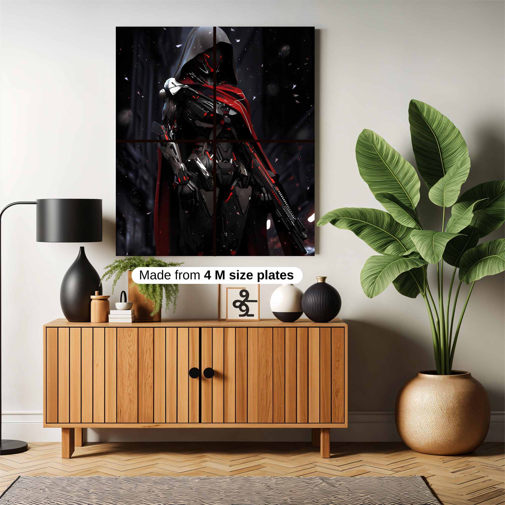 Cyber Assassin Safe Wall Magnetic / M