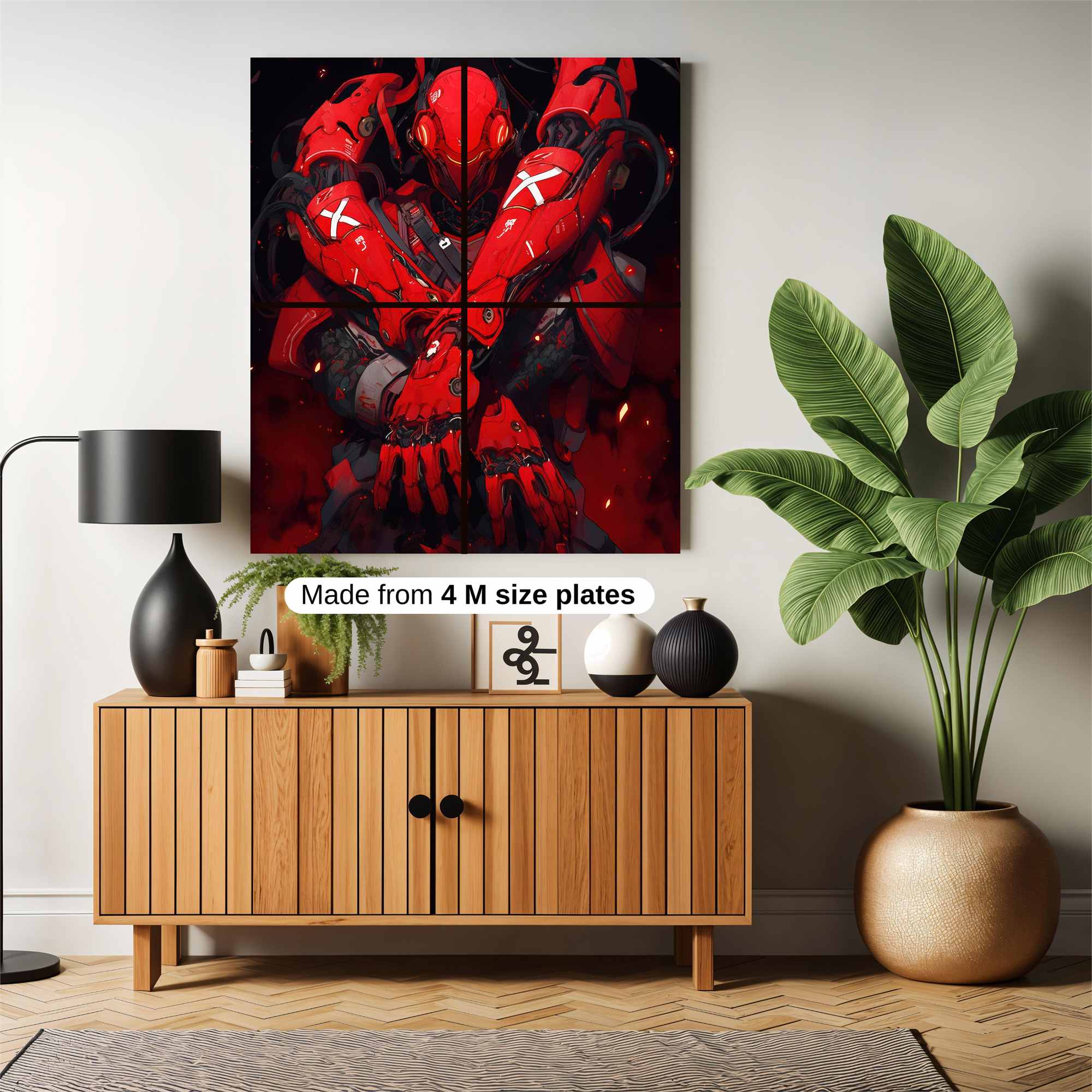 Cyberpunk Despair Safe Wall Magnetic / M