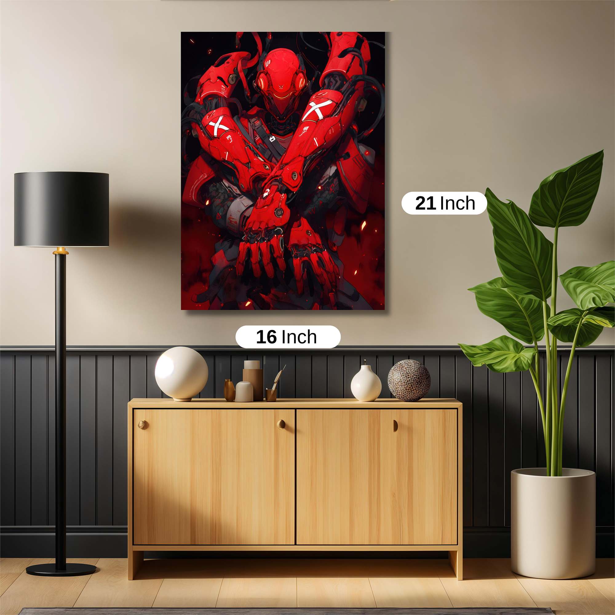 Cyberpunk Despair Safe Wall Magnetic / M