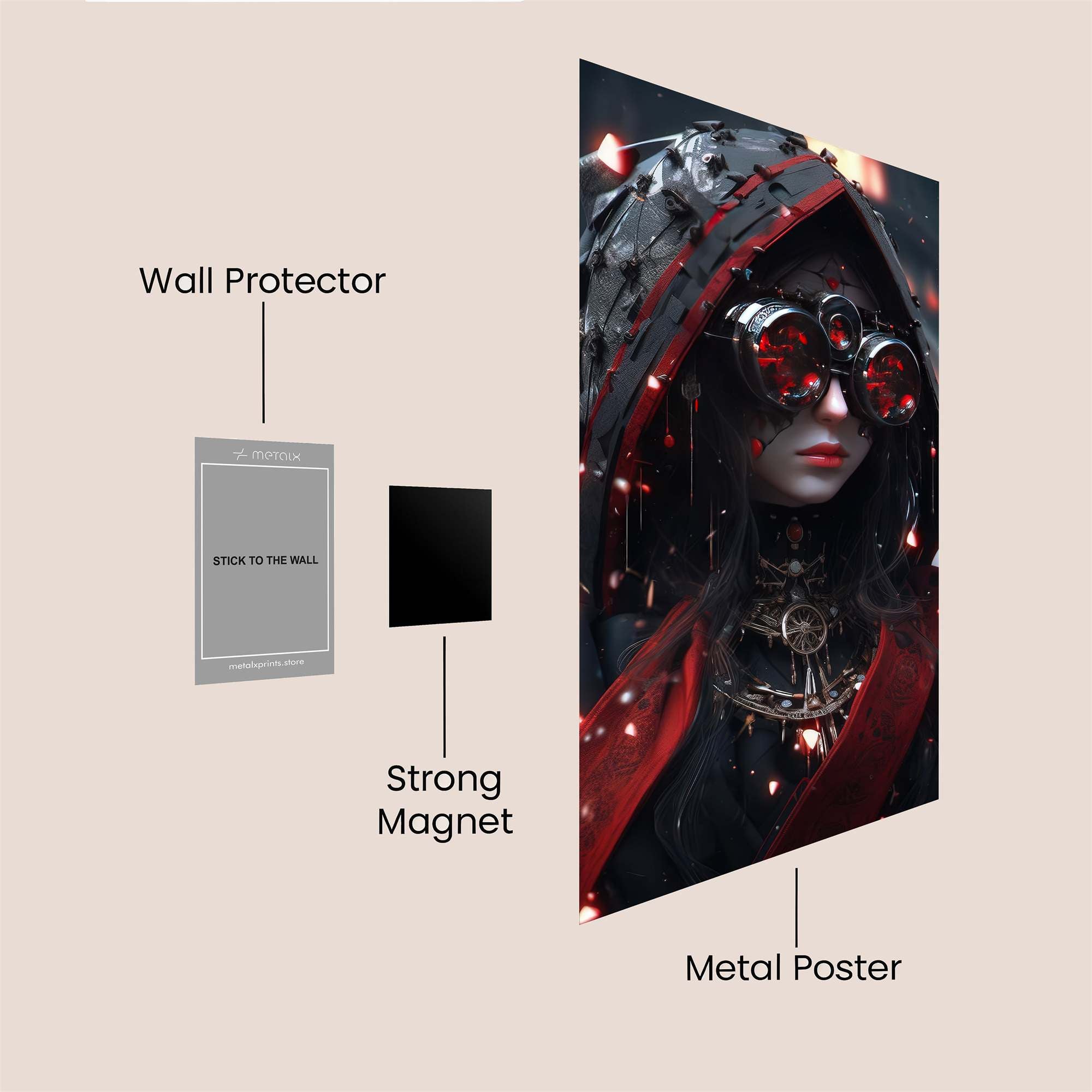 Mystic Ember Safe Wall Magnetic / M